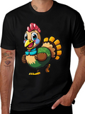 Turkey Cartoon Graphic Tee