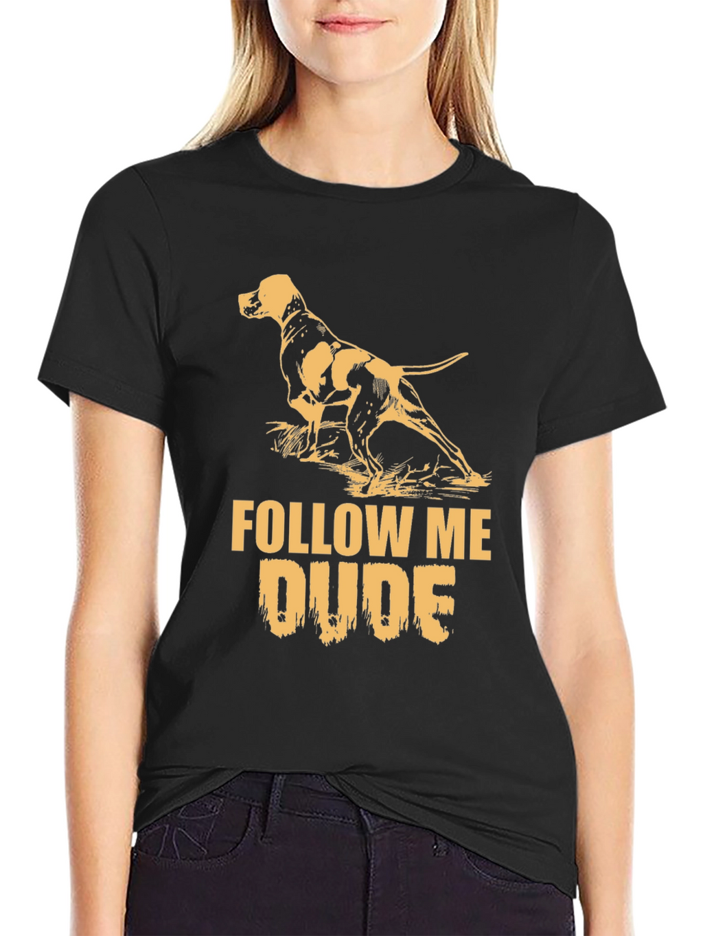 Dog Lovers T-Shirt: Follow Me Dude