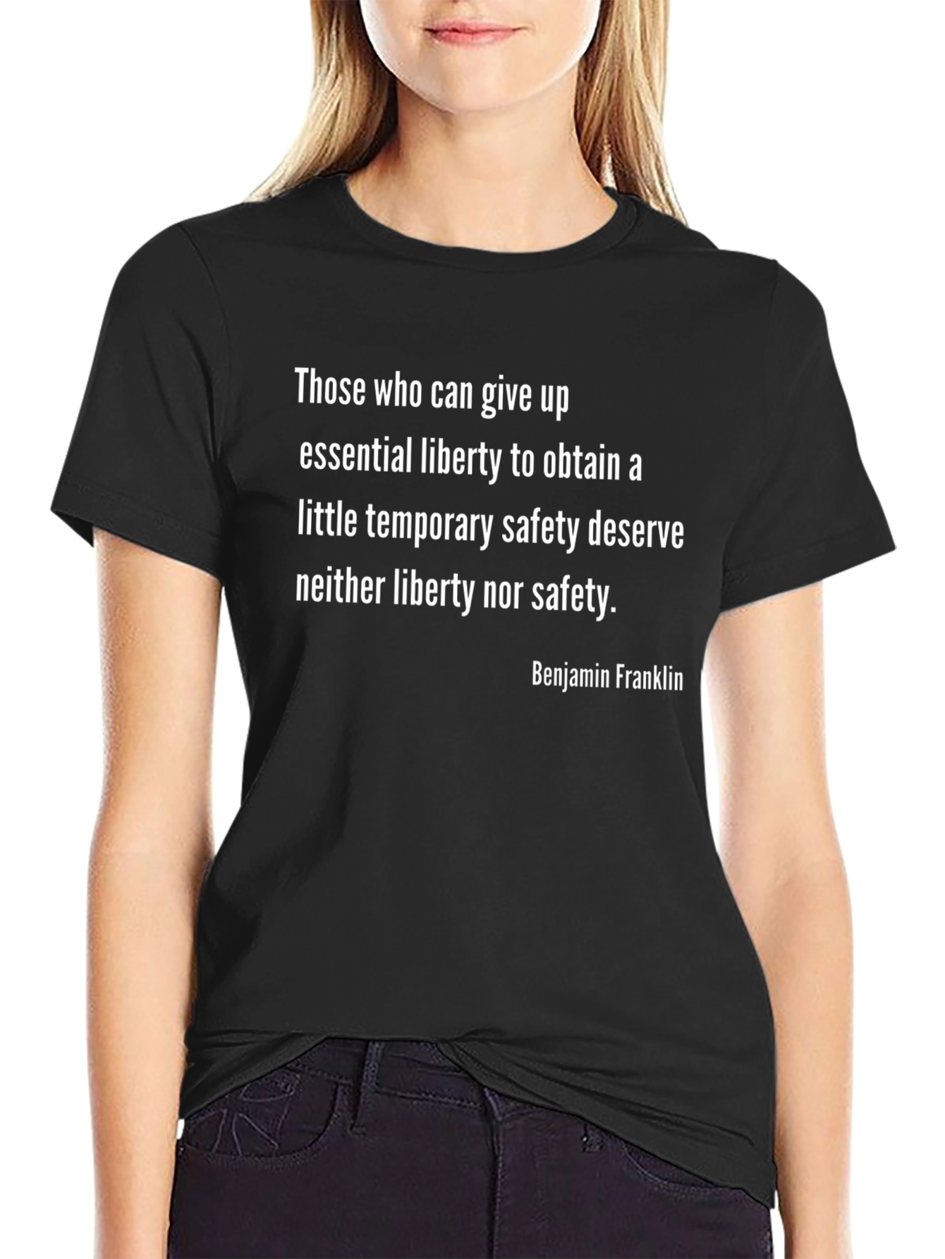 Benjamin Franklin Quote T-Shirt
