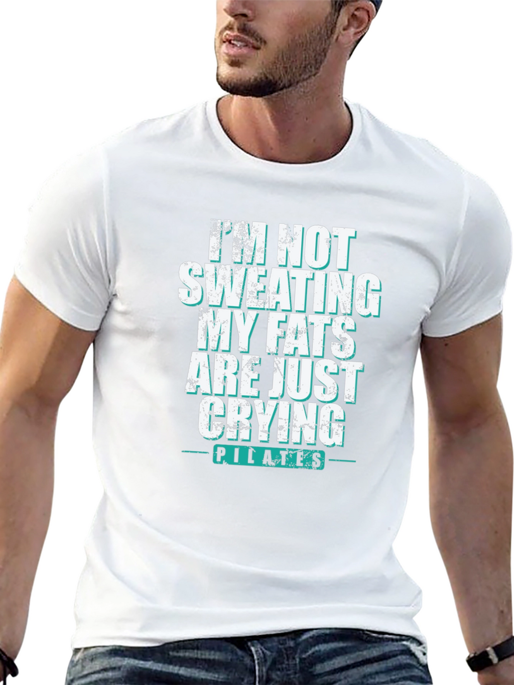 Pilates Crying Fats Graphic T-Shirt