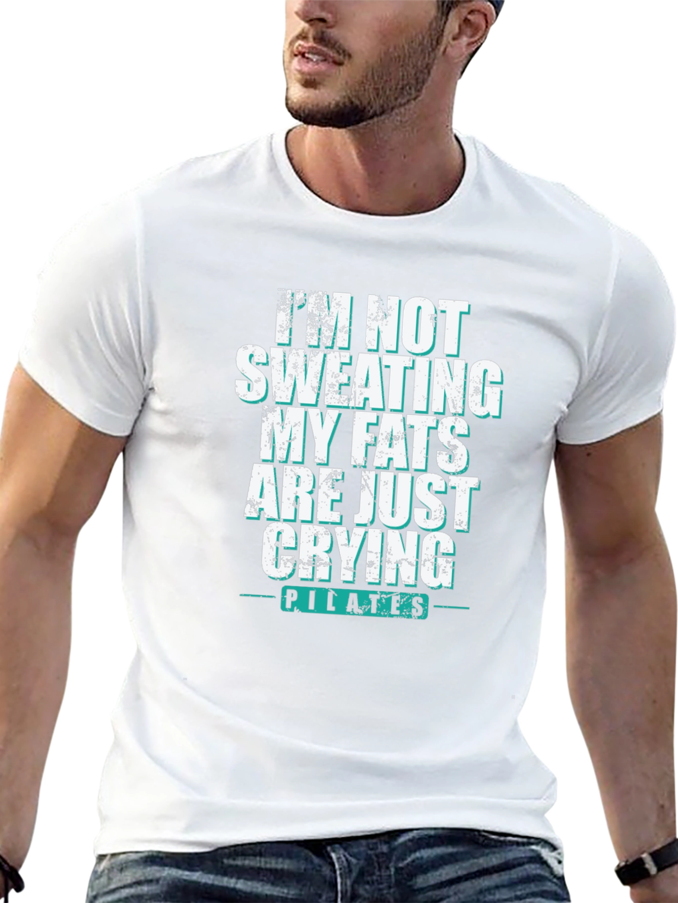 Pilates Crying Fats Graphic T-Shirt