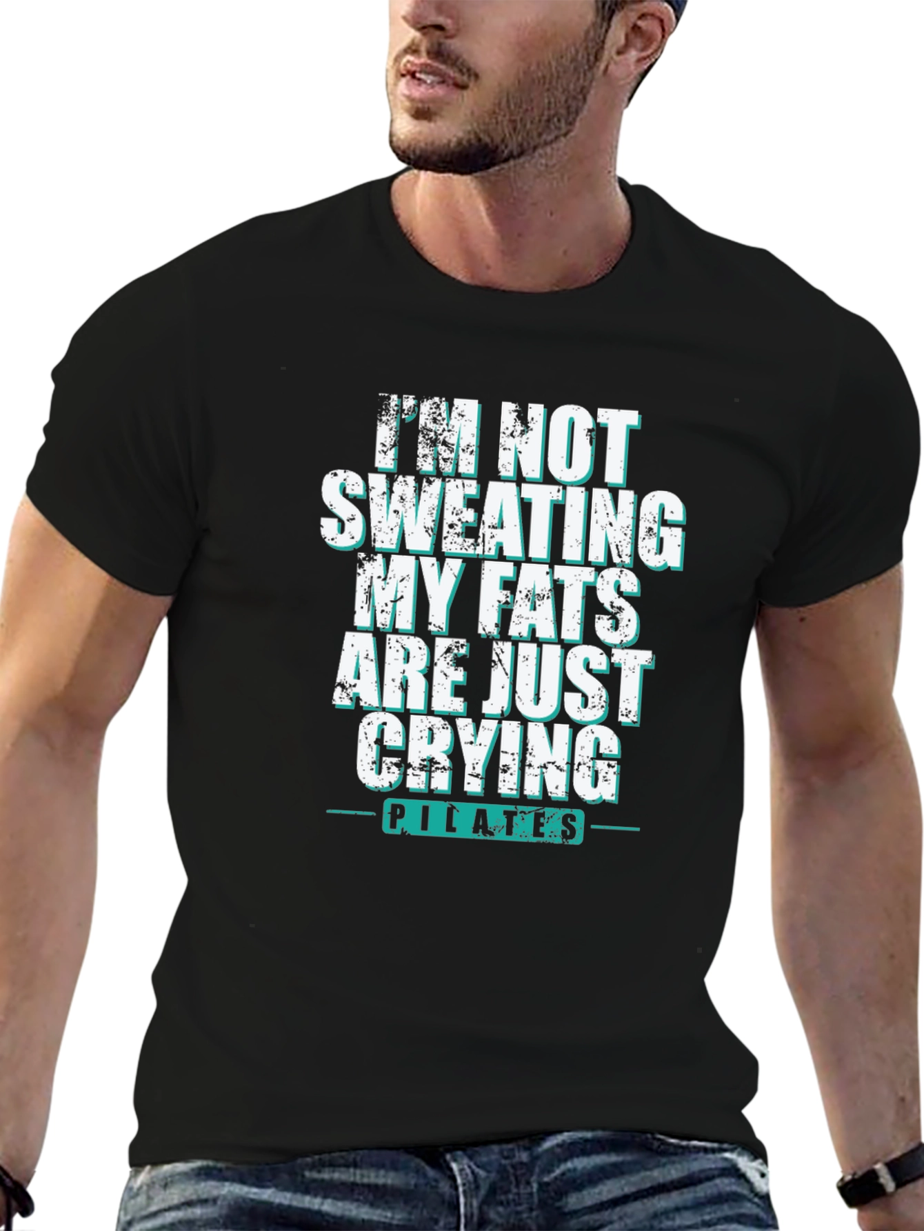 Pilates Crying Fats Graphic T-Shirt