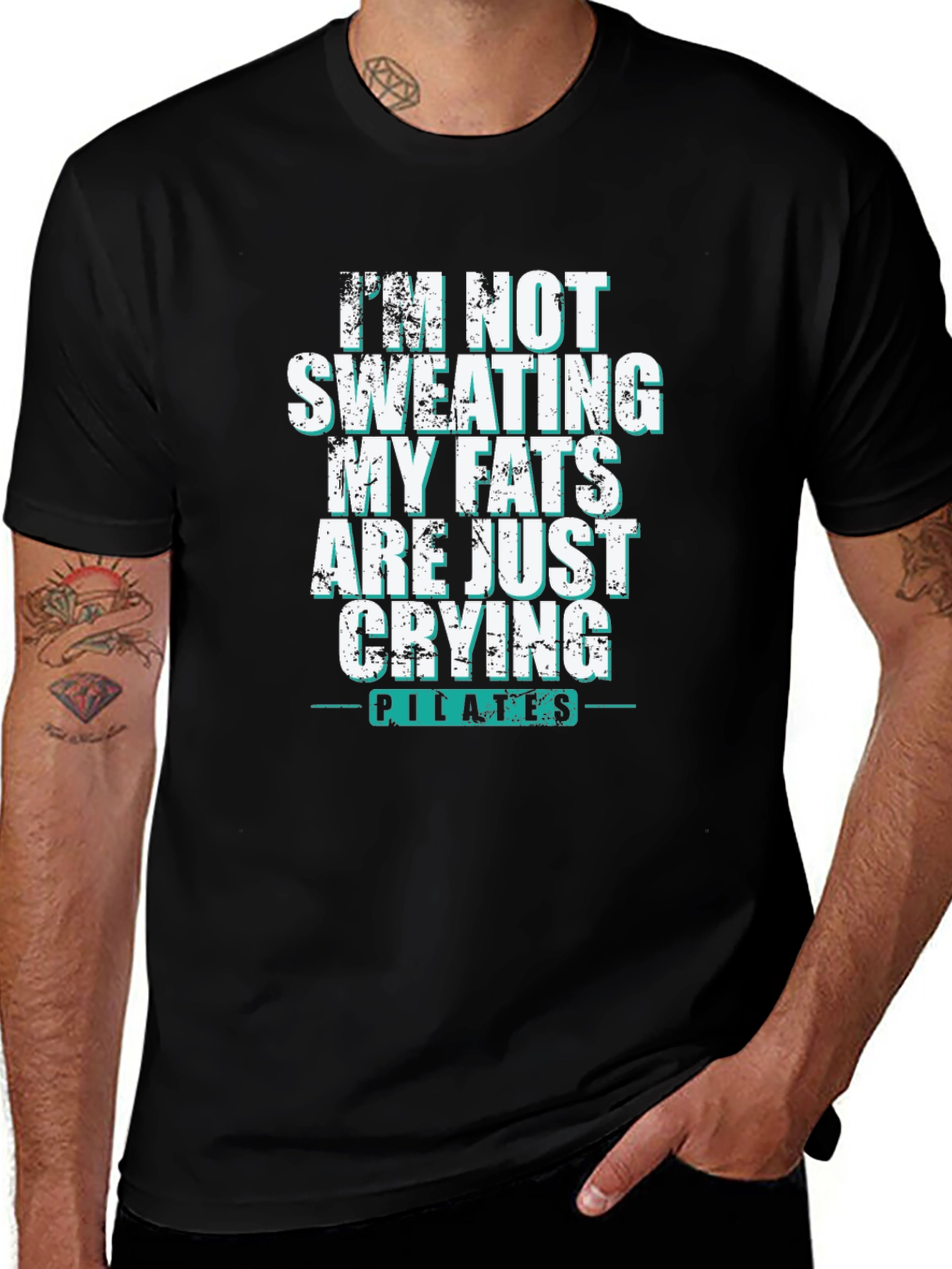 Pilates Crying Fats Graphic T-Shirt