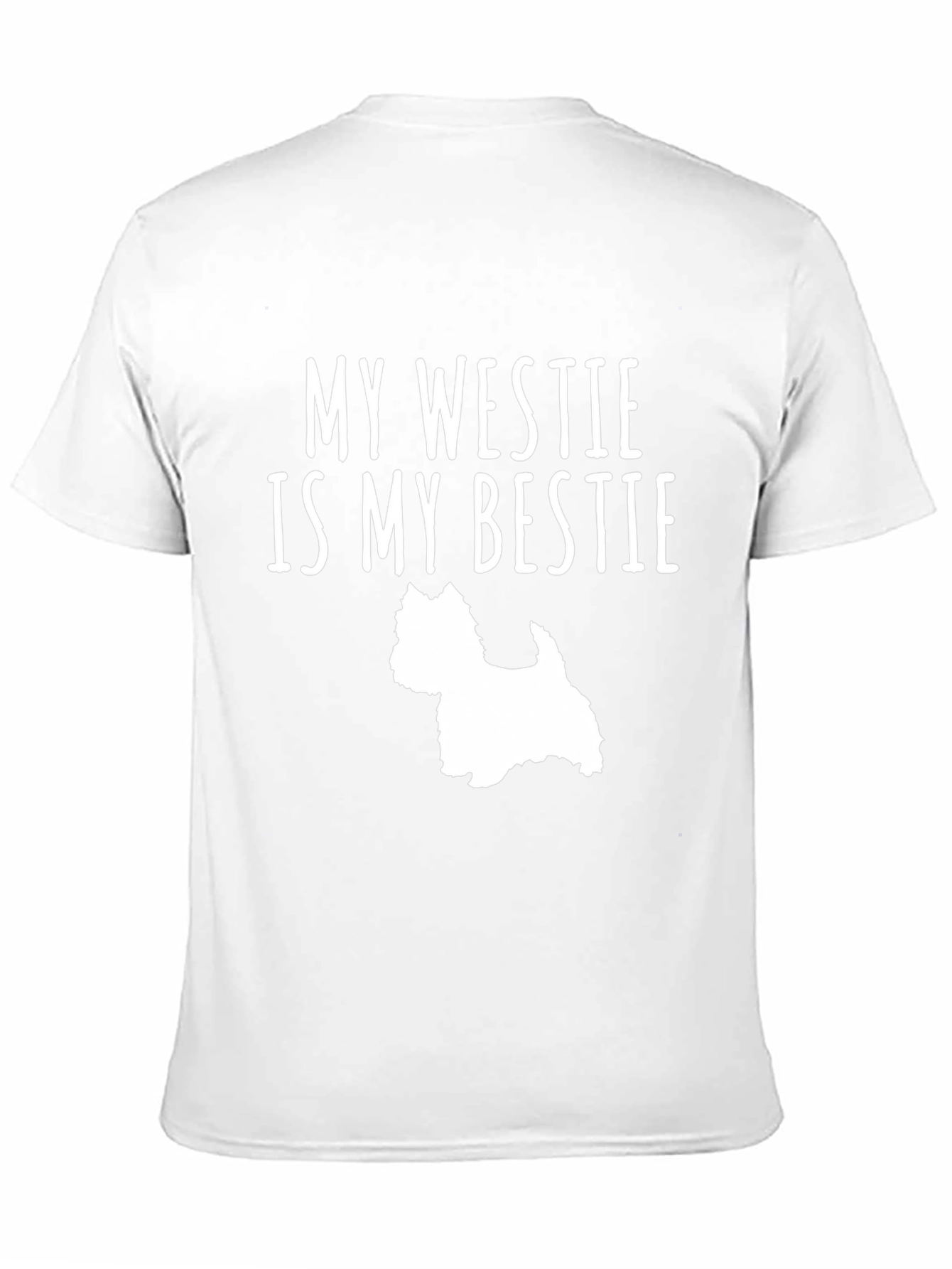 My Westie is My Bestie Black T-Shirt