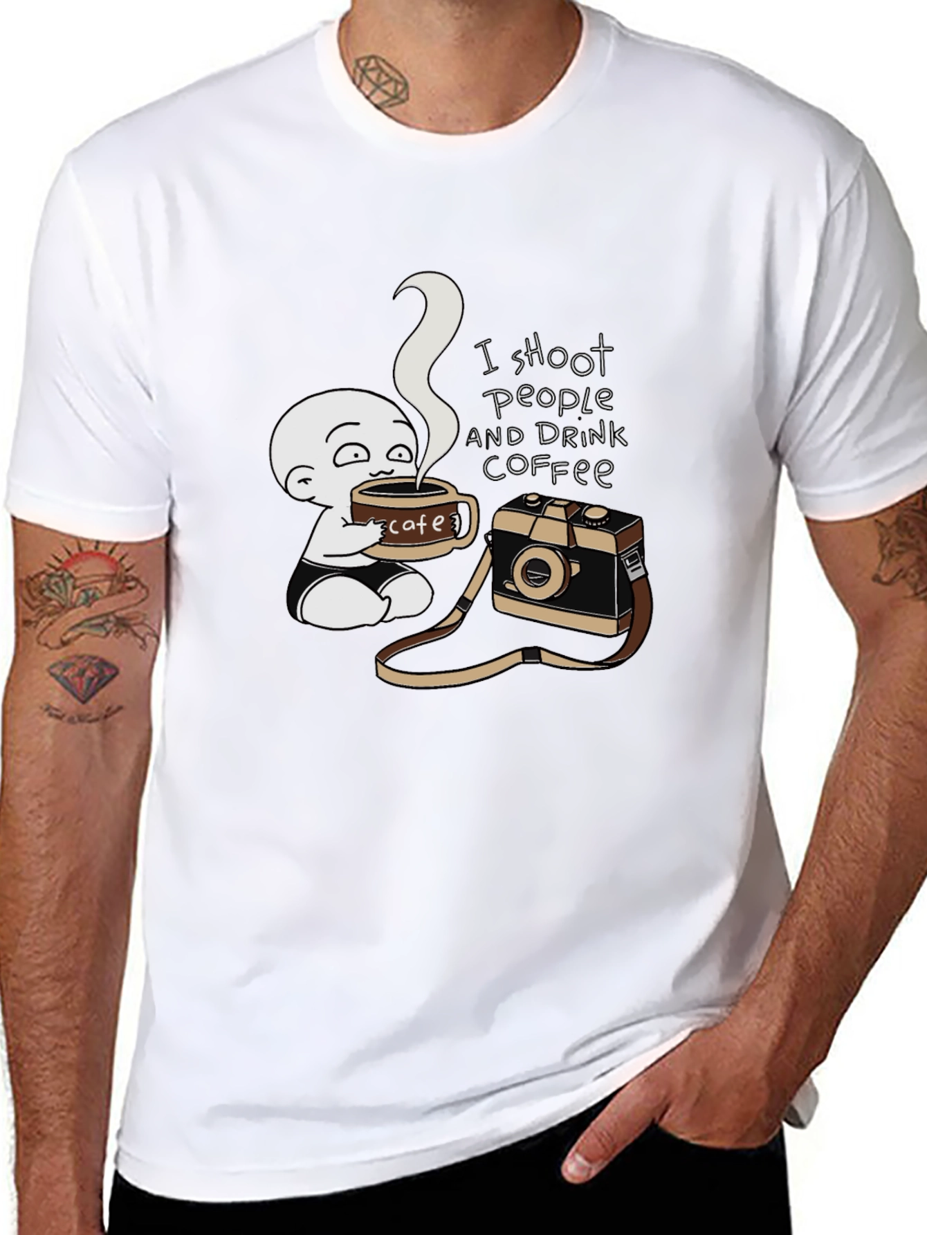 I Shoot People & Drink Coffee T-Shirt
