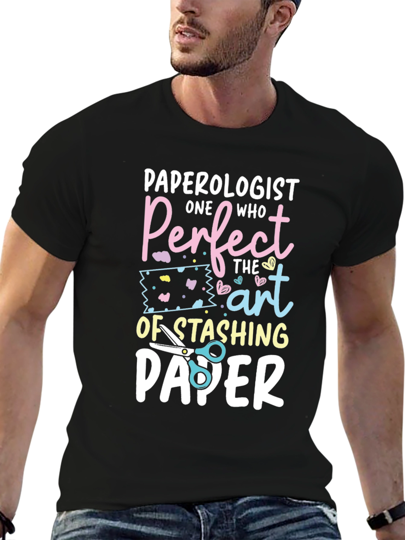 Paperologist T-Shirt - One Who Perfects The Art of Stashing Paper