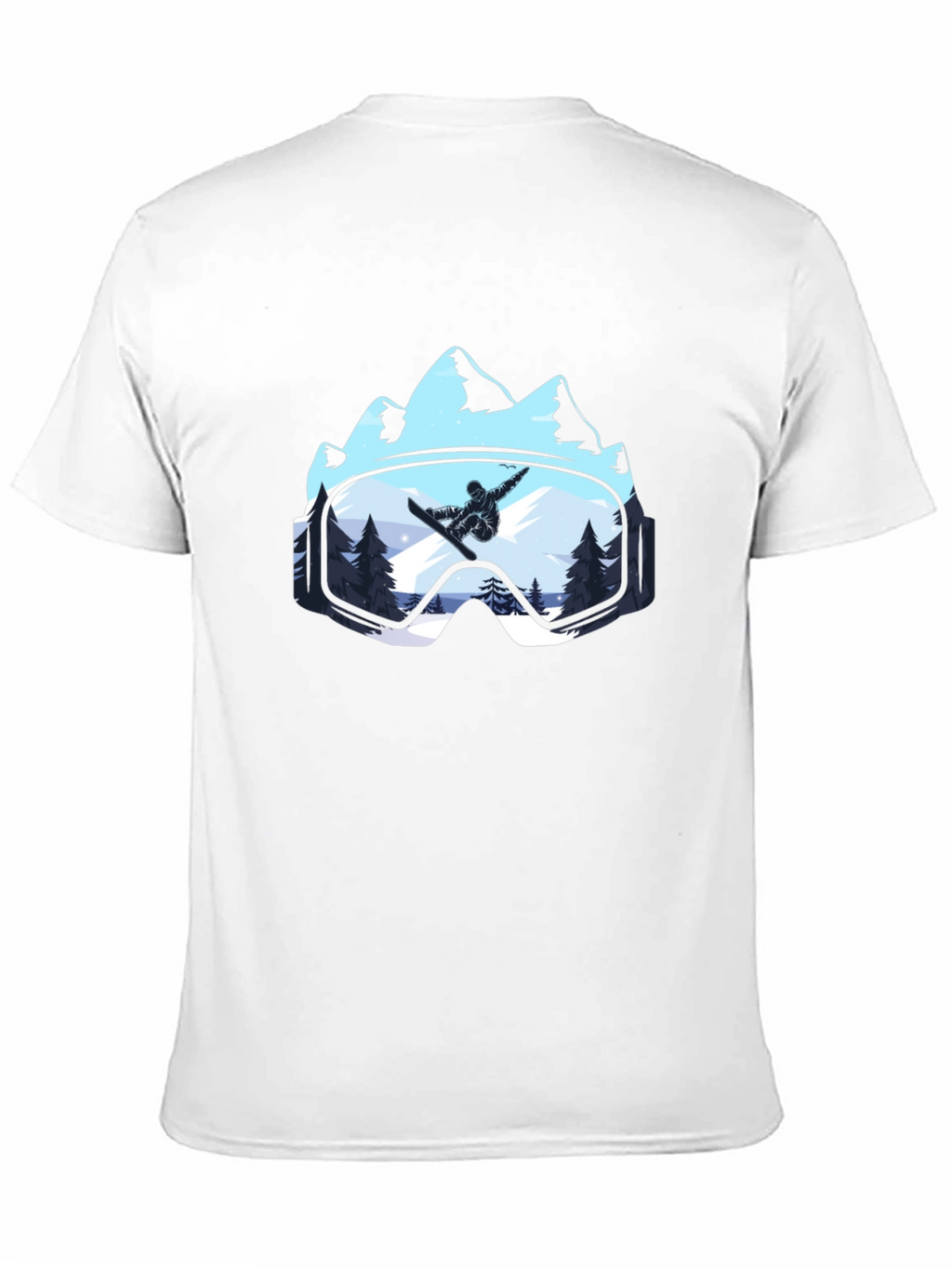 Snowboarder Mountain Goggles T-Shirt