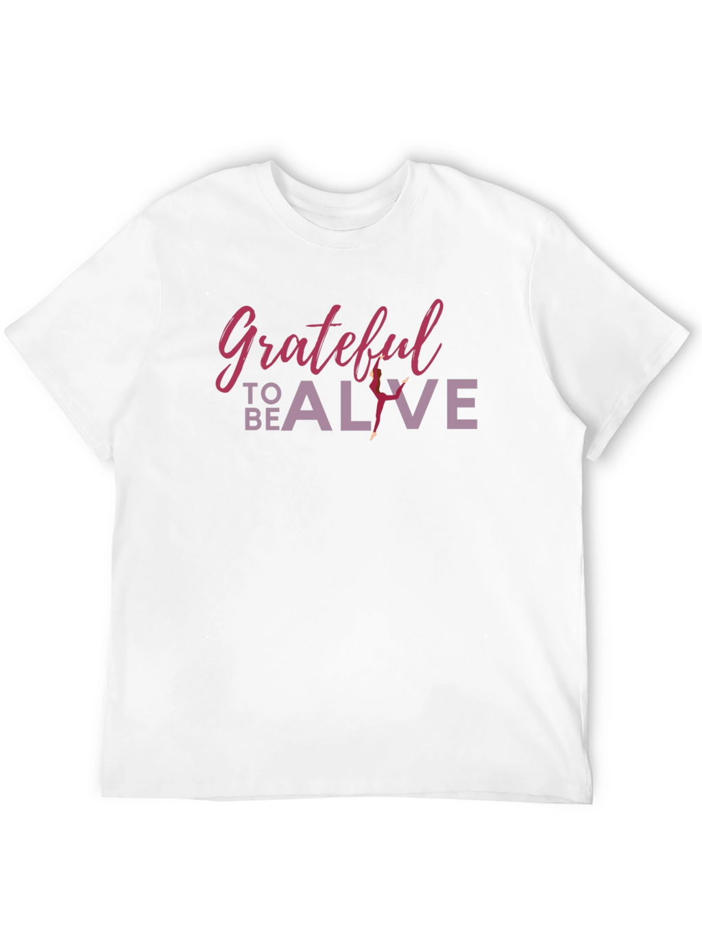 Grateful to be Alive Graphic Tee - Black