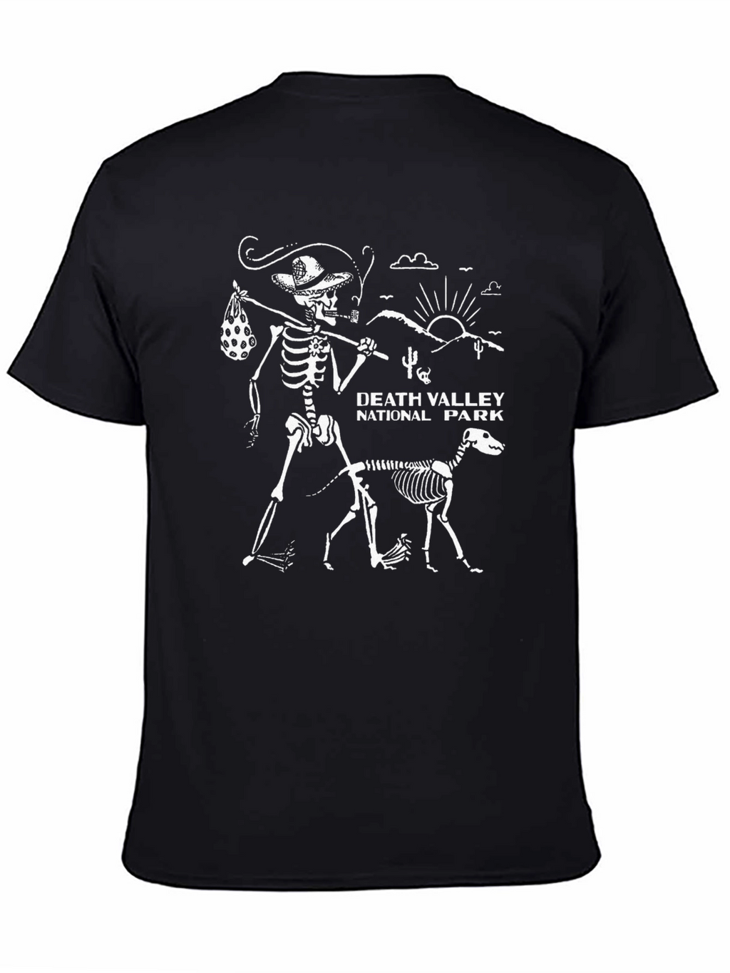 Death Valley National Park Skeleton T-Shirt