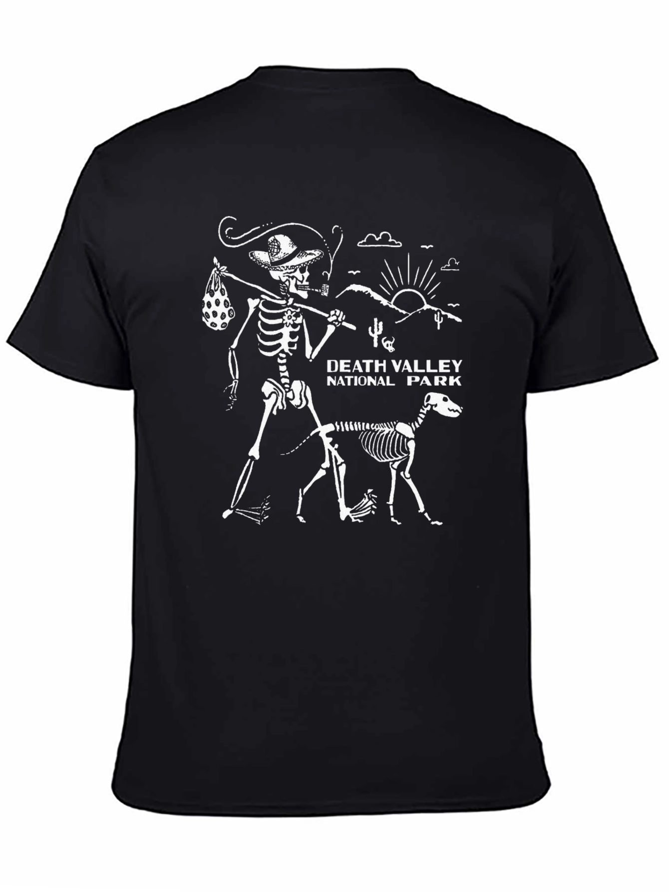 Death Valley National Park Skeleton T-Shirt