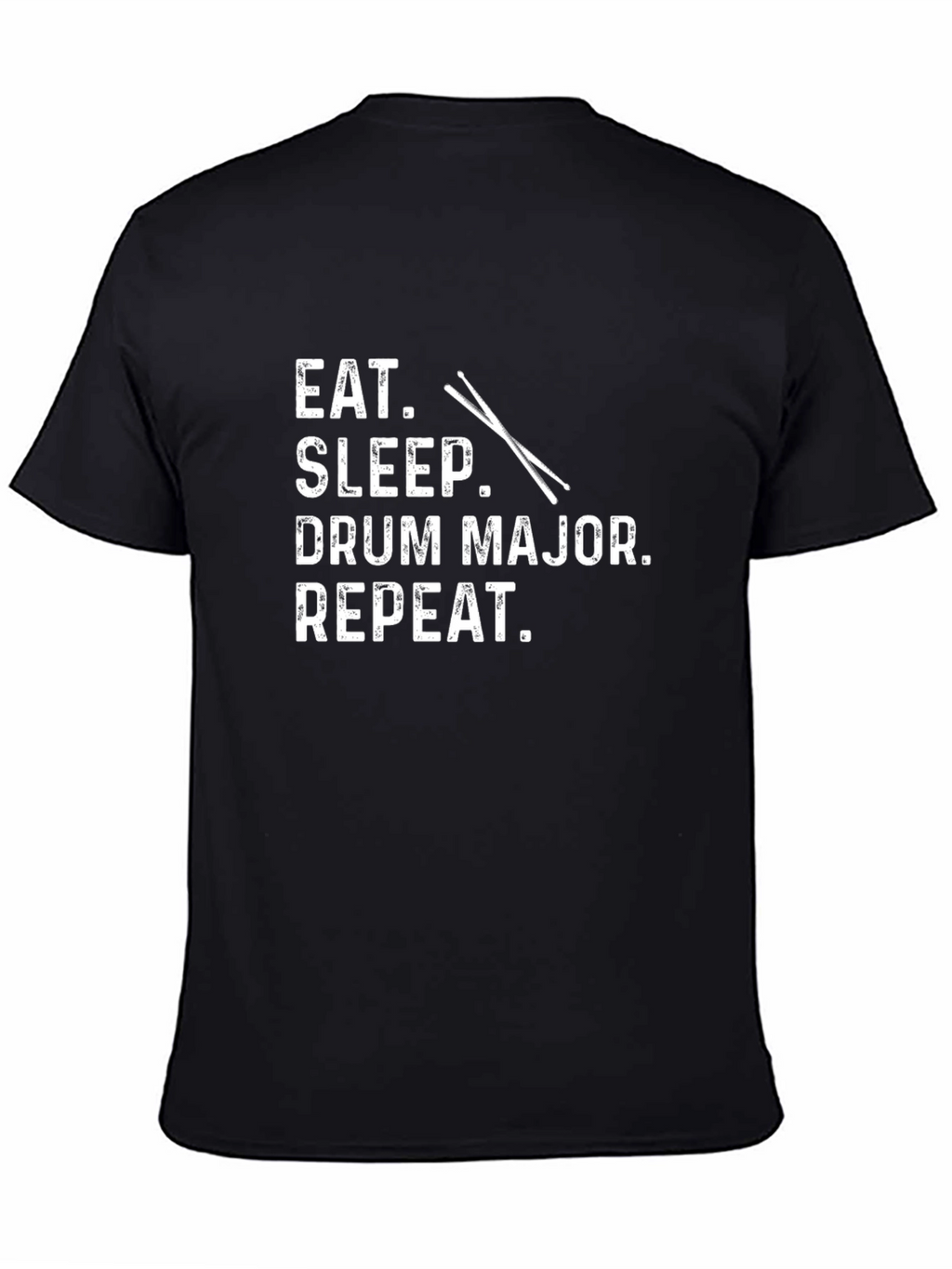 Eat Sleep Drum Major Repeat Graphic Tee