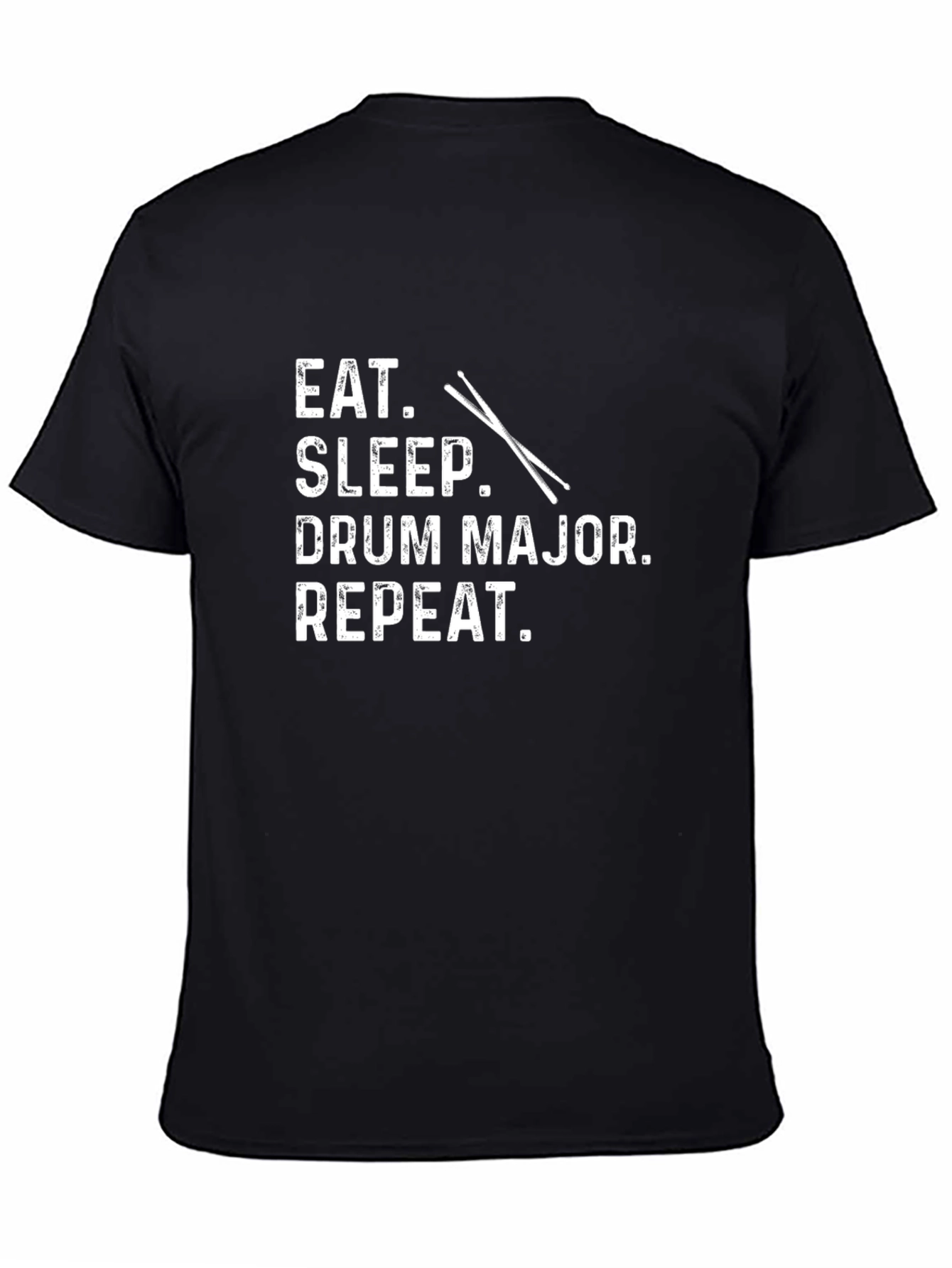 Eat Sleep Drum Major Repeat Graphic Tee