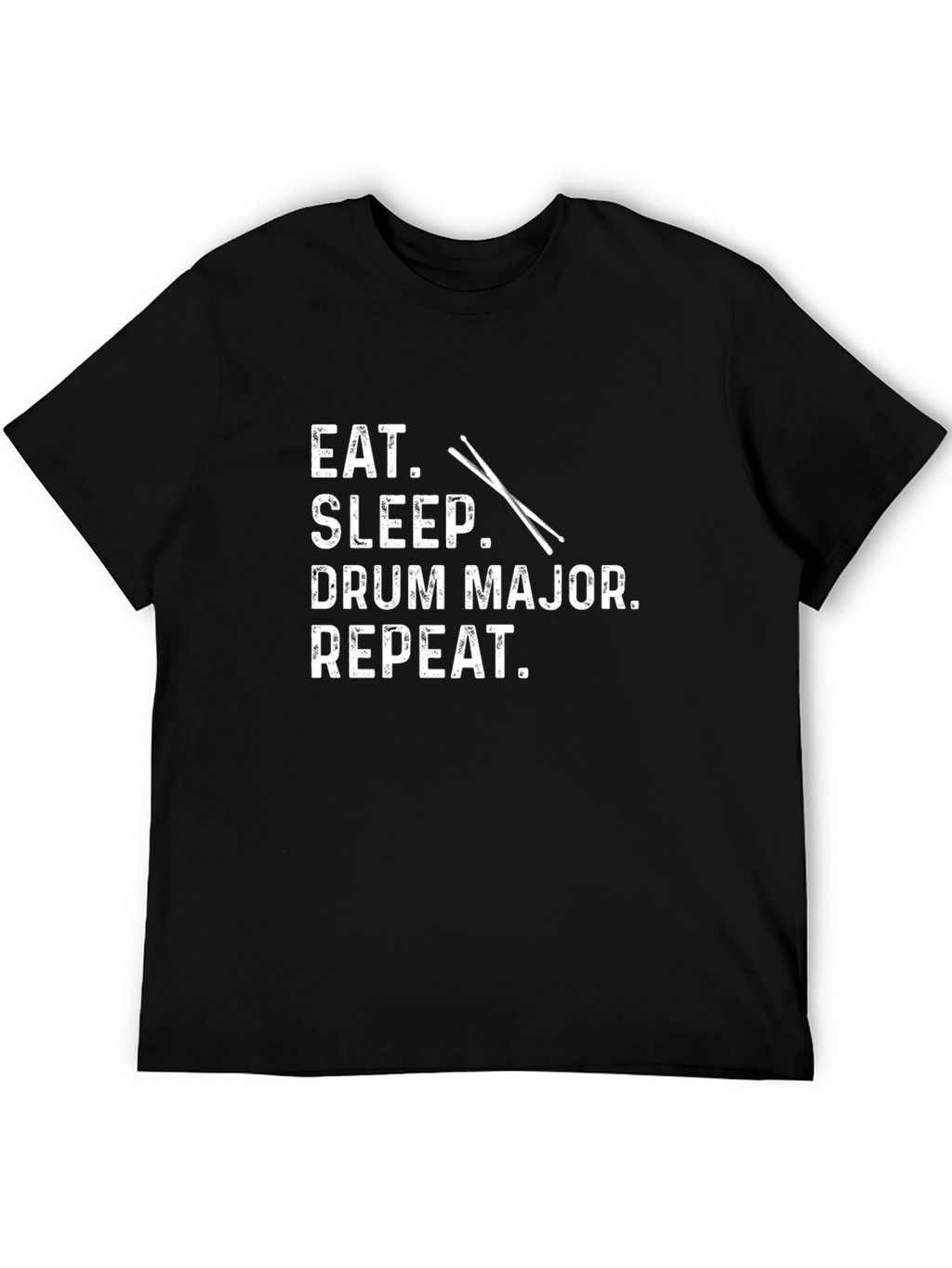 Eat Sleep Drum Major Repeat Graphic Tee