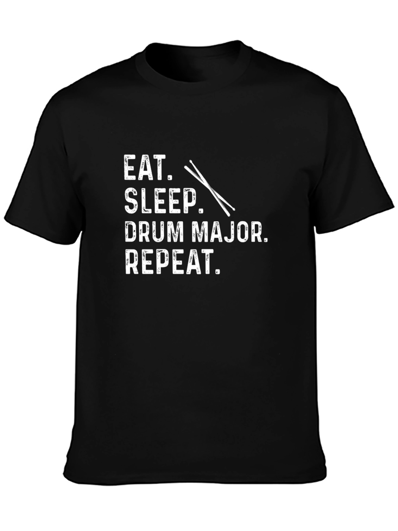 Eat Sleep Drum Major Repeat Graphic Tee