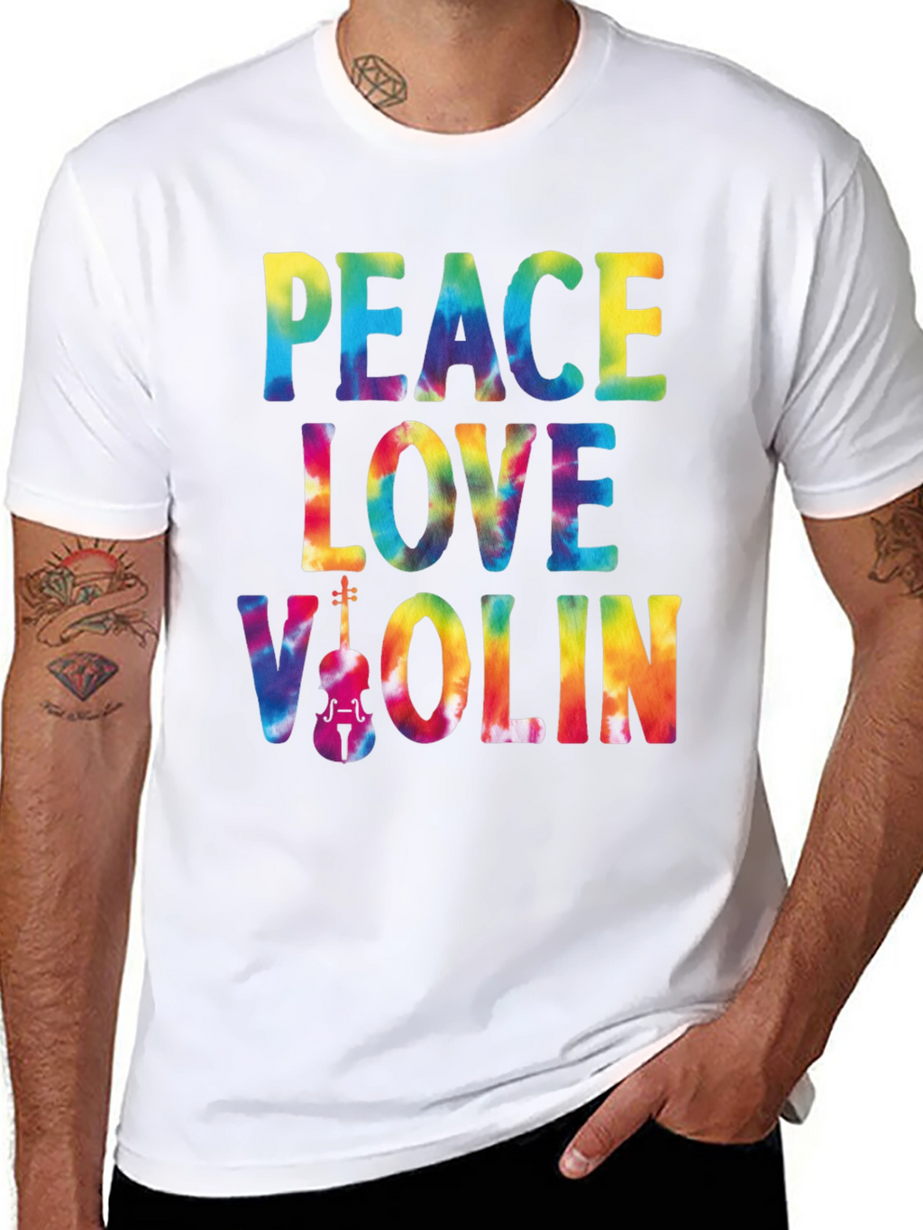 Peace Love Violin T-Shirt