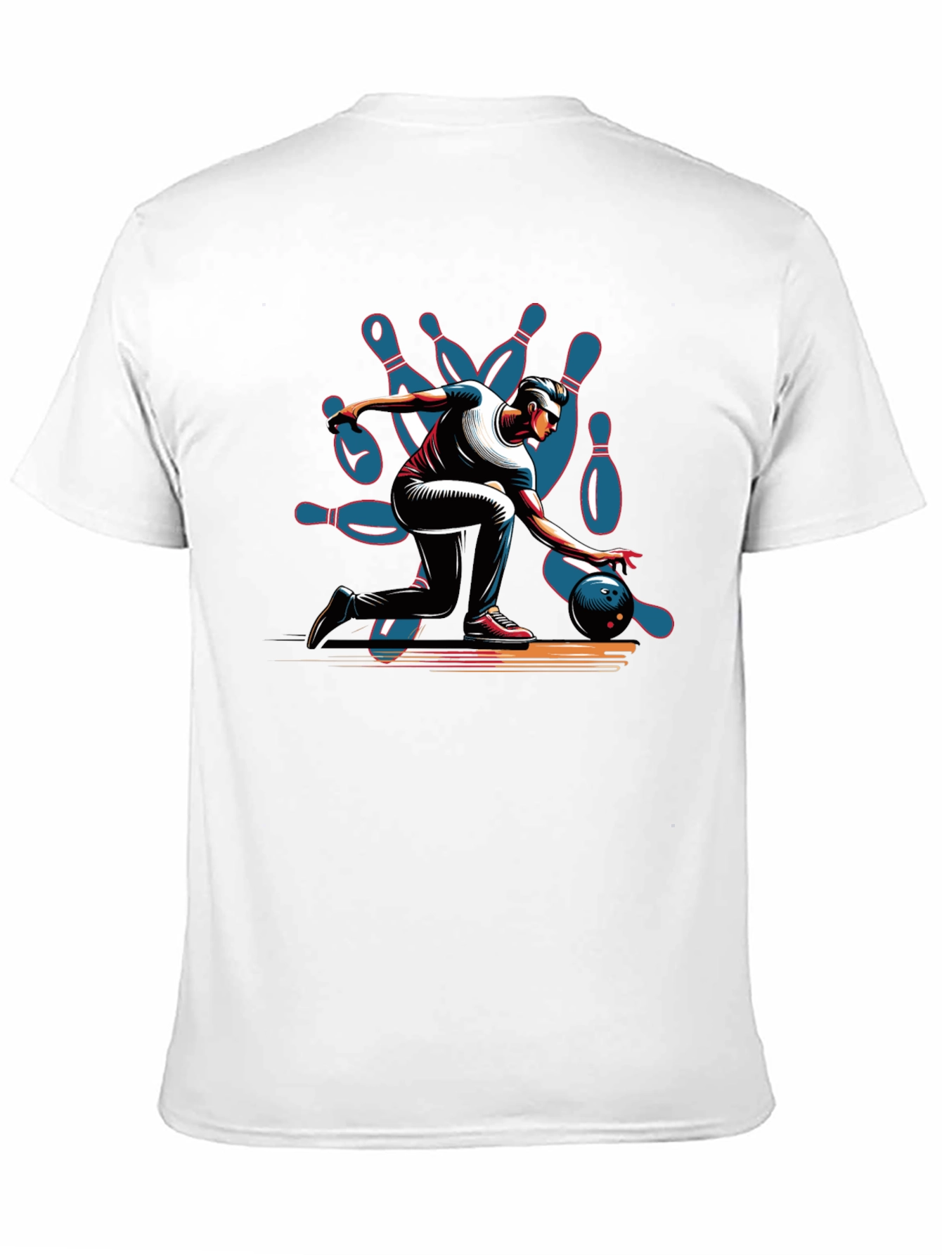 Bowling Strike Graphic Tee
