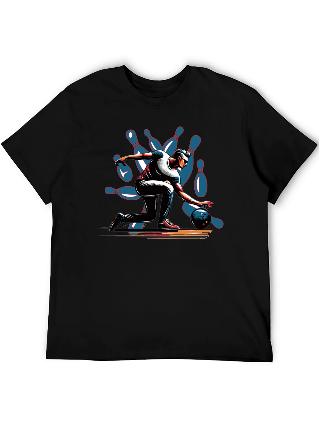 Bowling Strike Graphic Tee