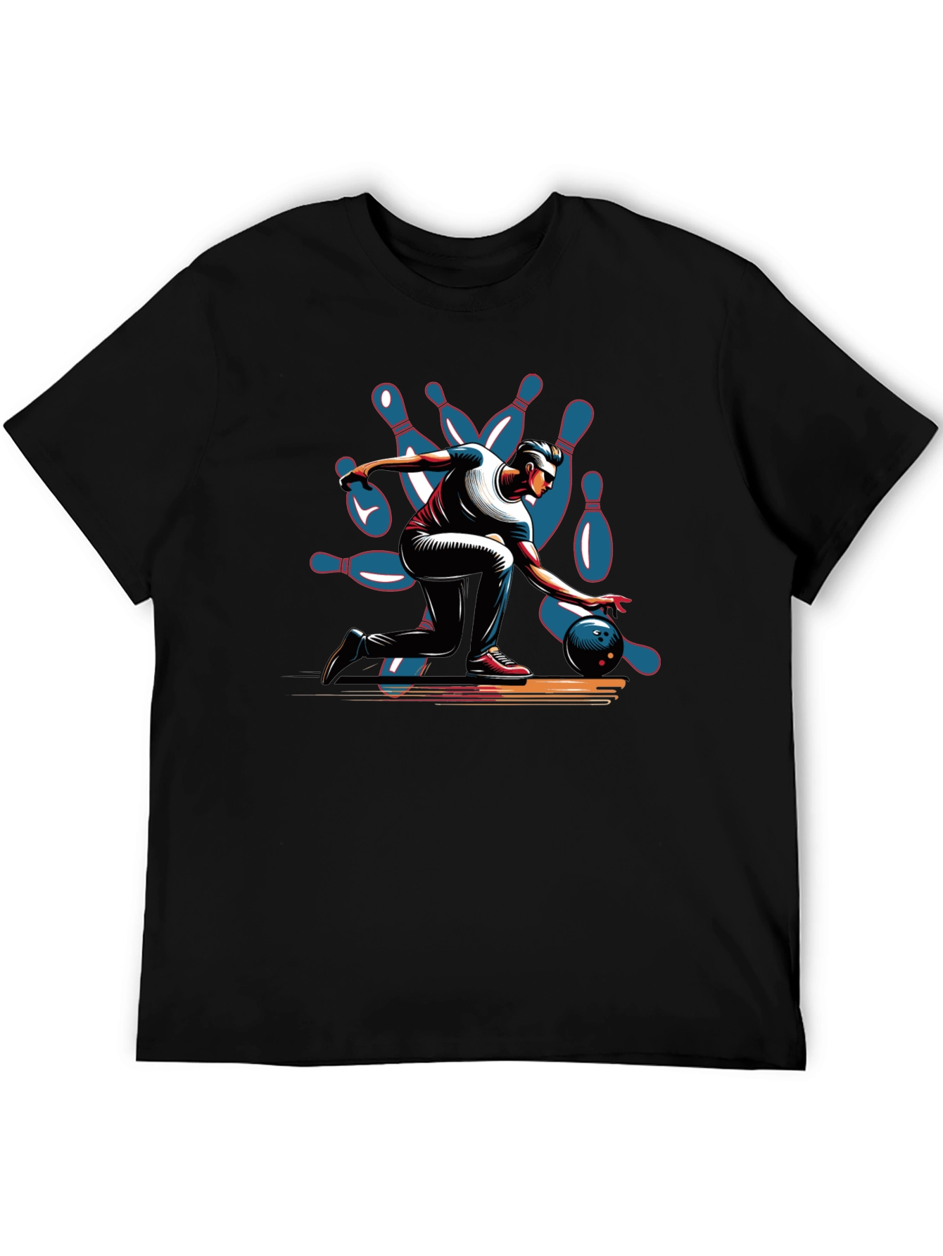 Bowling Strike Graphic Tee