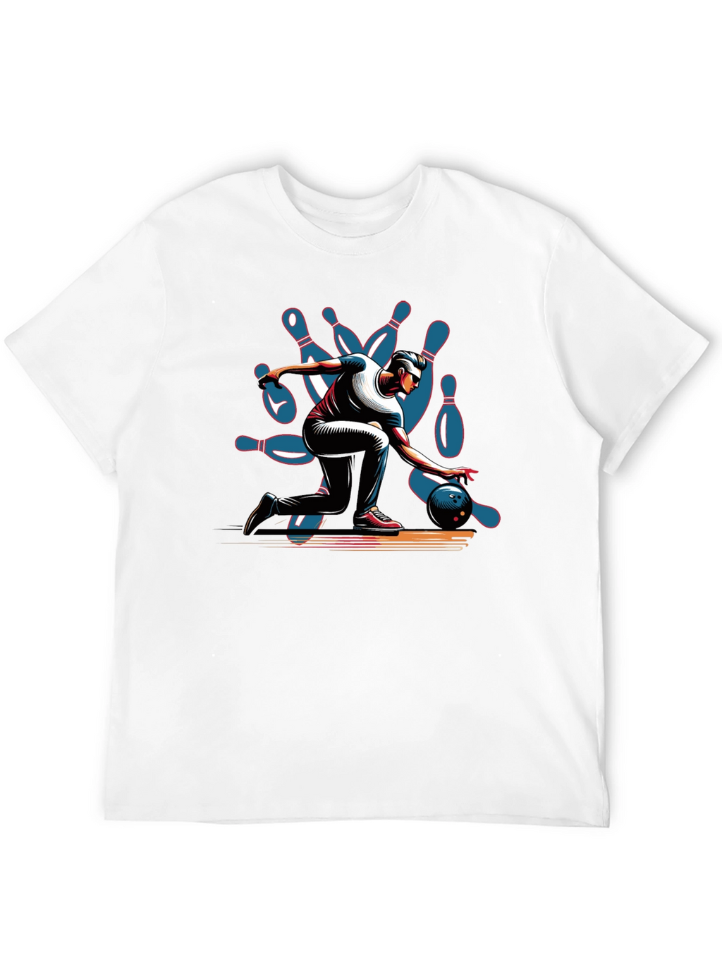 Bowling Strike Graphic Tee