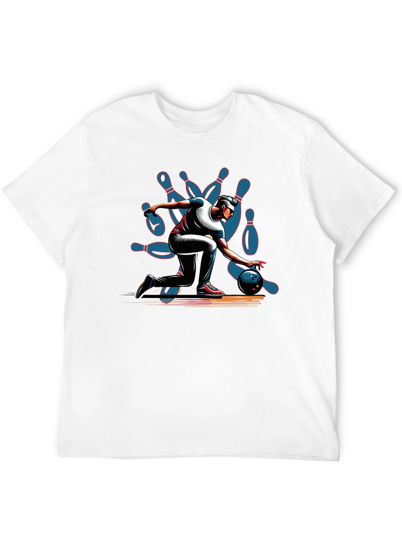 Bowling Strike Graphic Tee