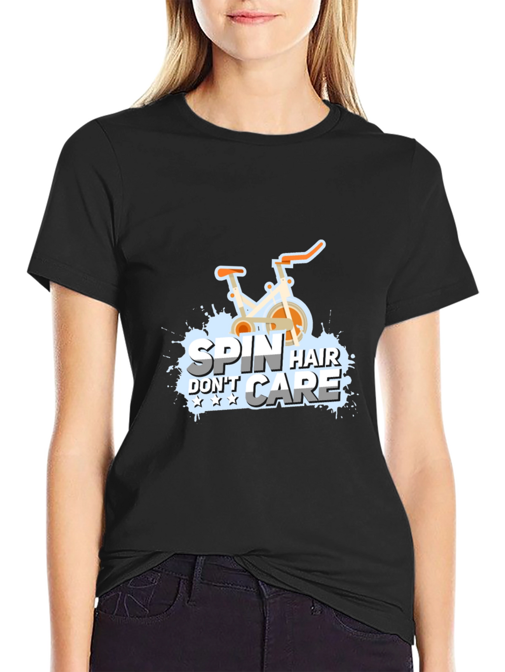 Spin Hair Dont Care Cycling T-Shirt