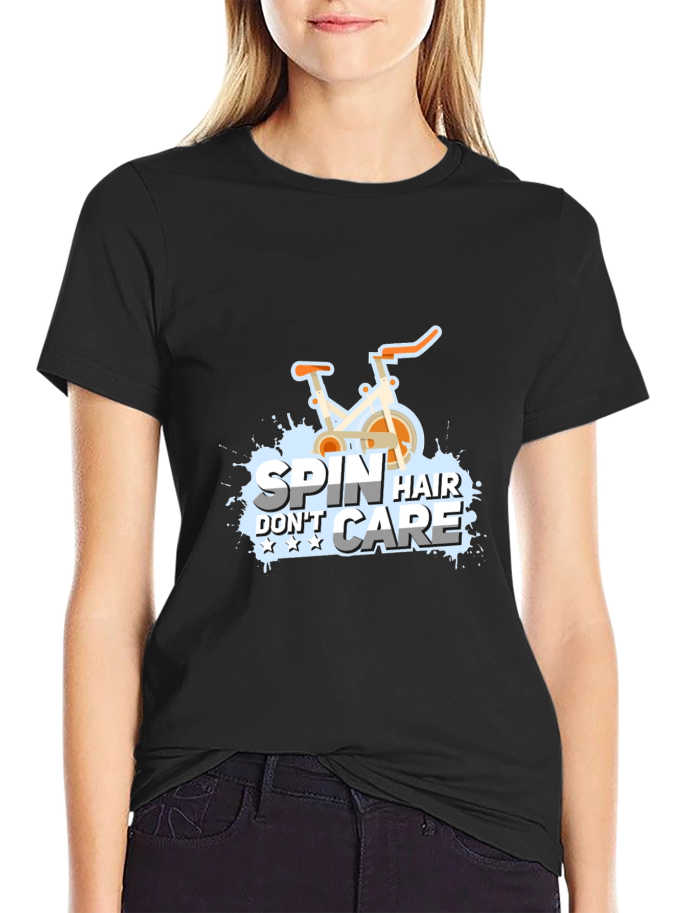 Spin Hair Dont Care Cycling T-Shirt