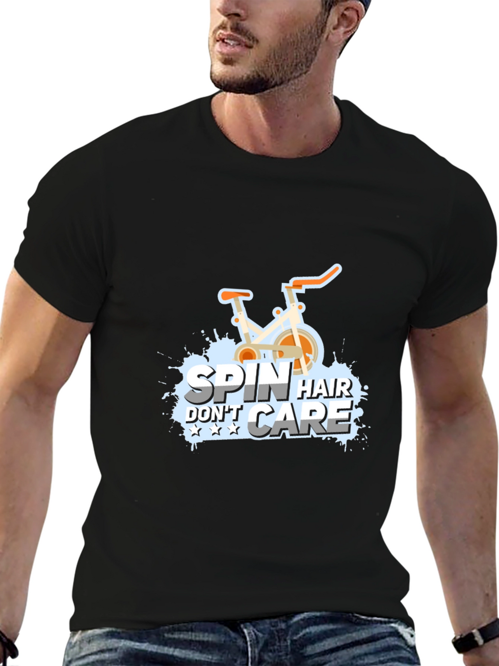 Spin Hair Dont Care Cycling T-Shirt