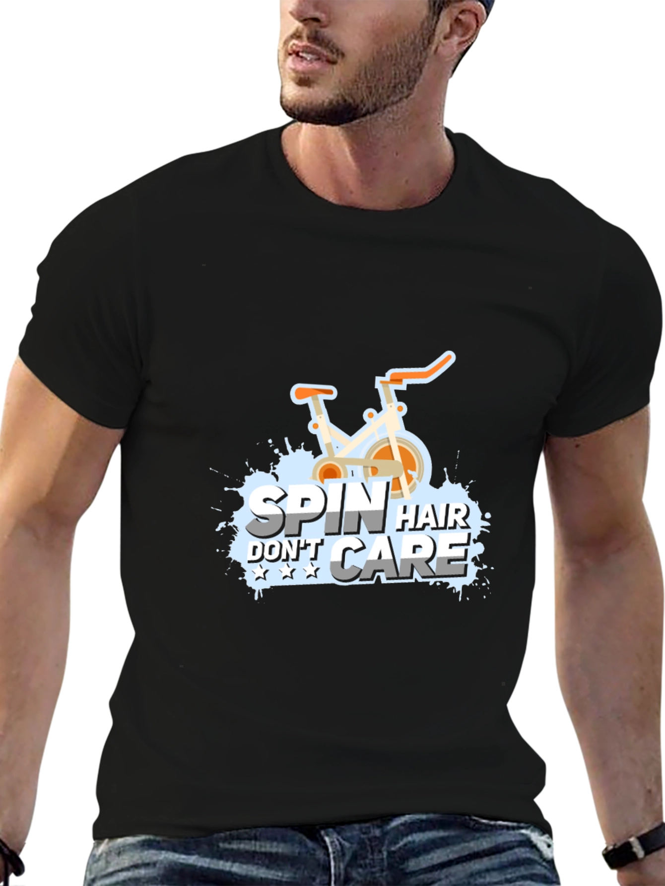 Spin Hair Dont Care Cycling T-Shirt