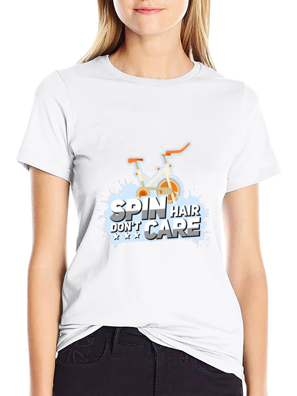 Spin Hair Dont Care Cycling T-Shirt
