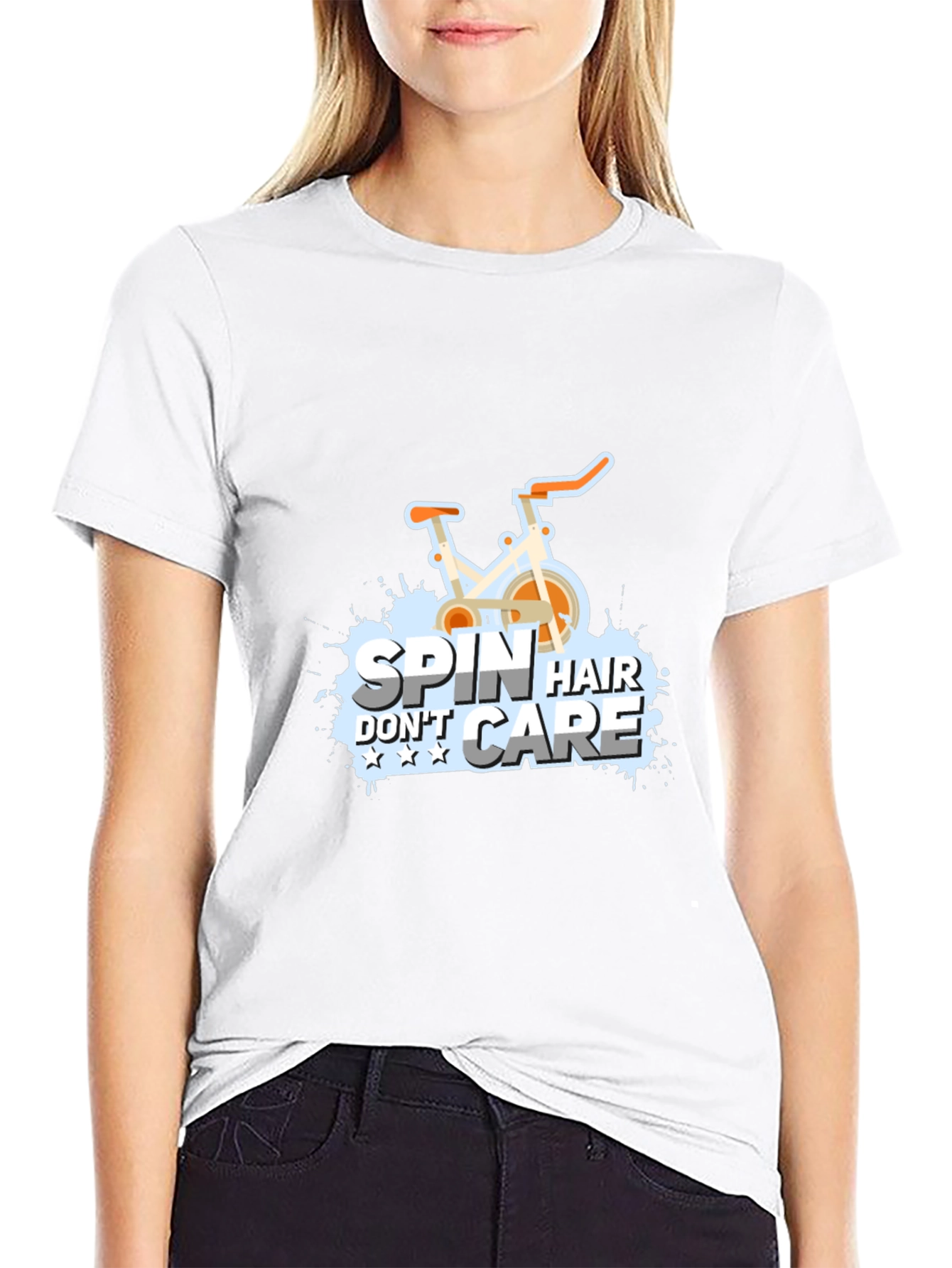 Spin Hair Dont Care Cycling T-Shirt