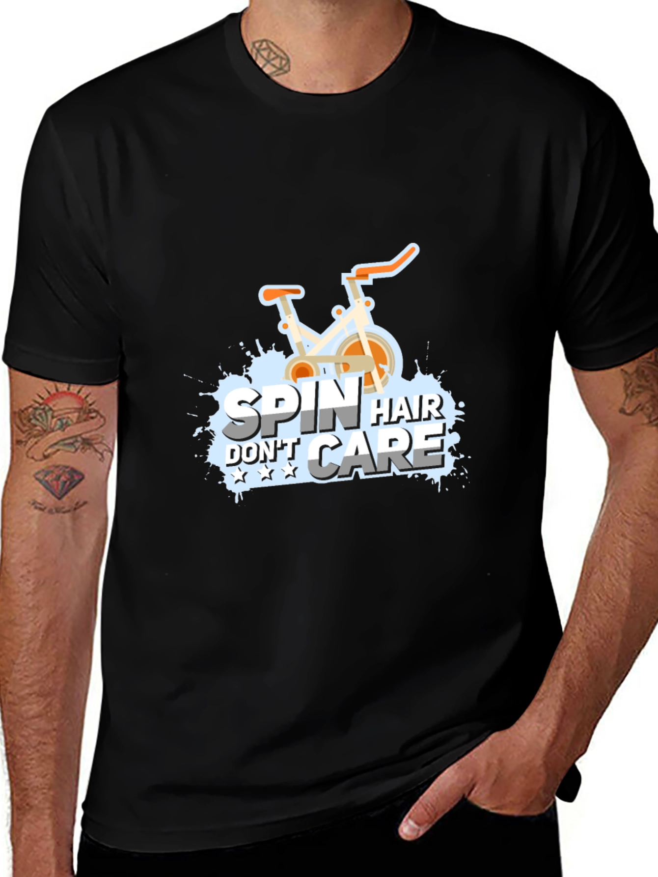 Spin Hair Dont Care Cycling T-Shirt