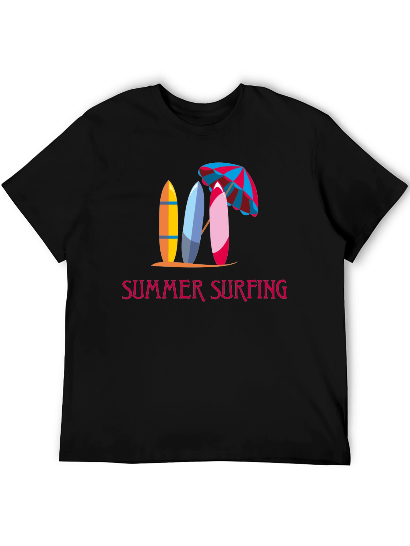 Summer Surfing Graphic Tee - Beach Vibes