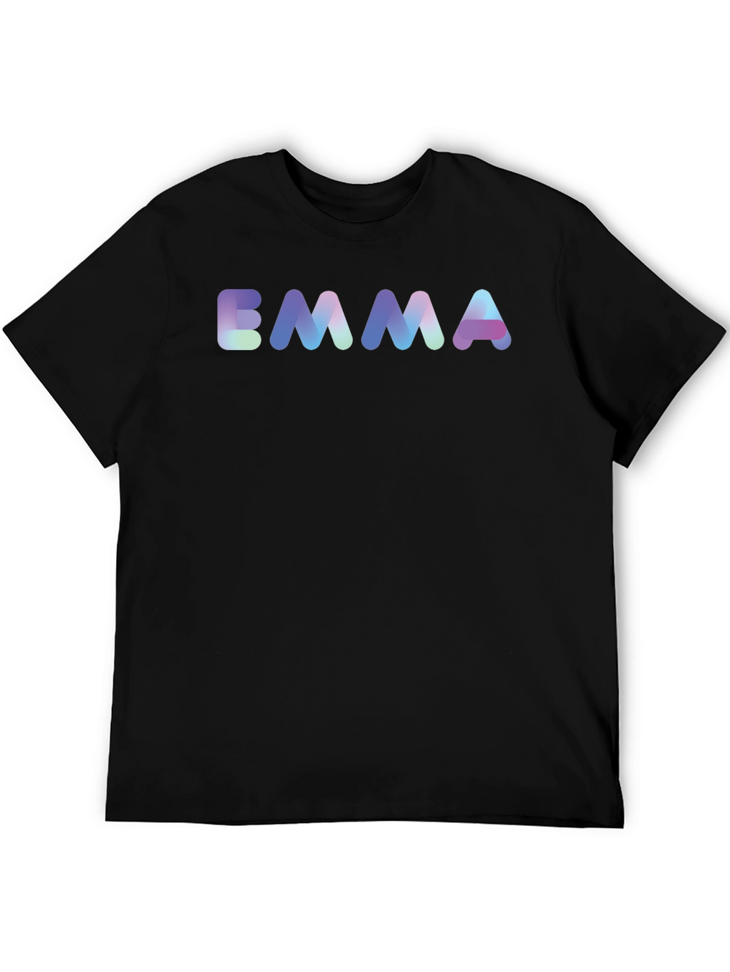 Emma T-Shirt - Black Cotton Blend Tee