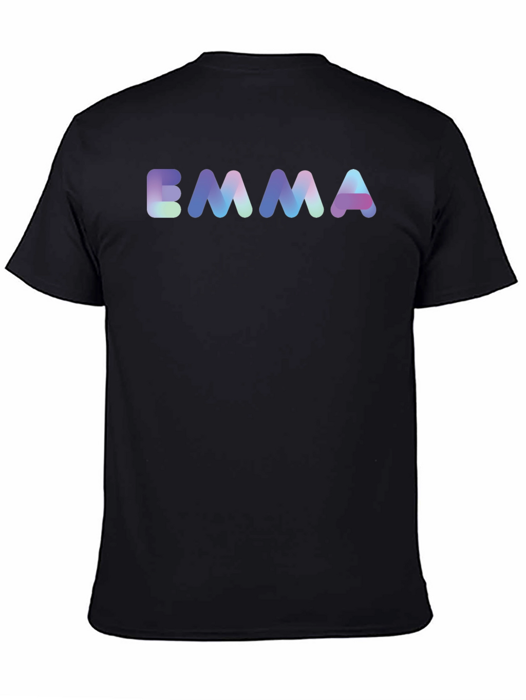 Emma T-Shirt - Black Cotton Blend Tee