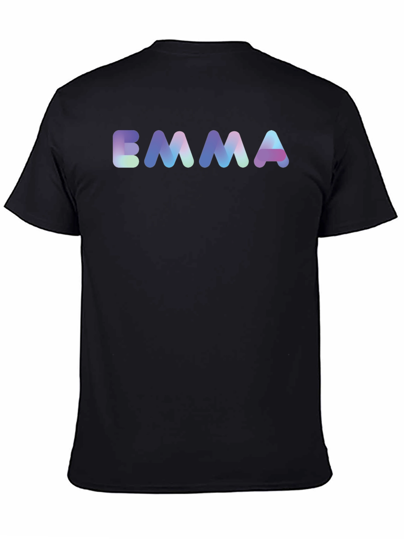 Emma T-Shirt - Black Cotton Blend Tee