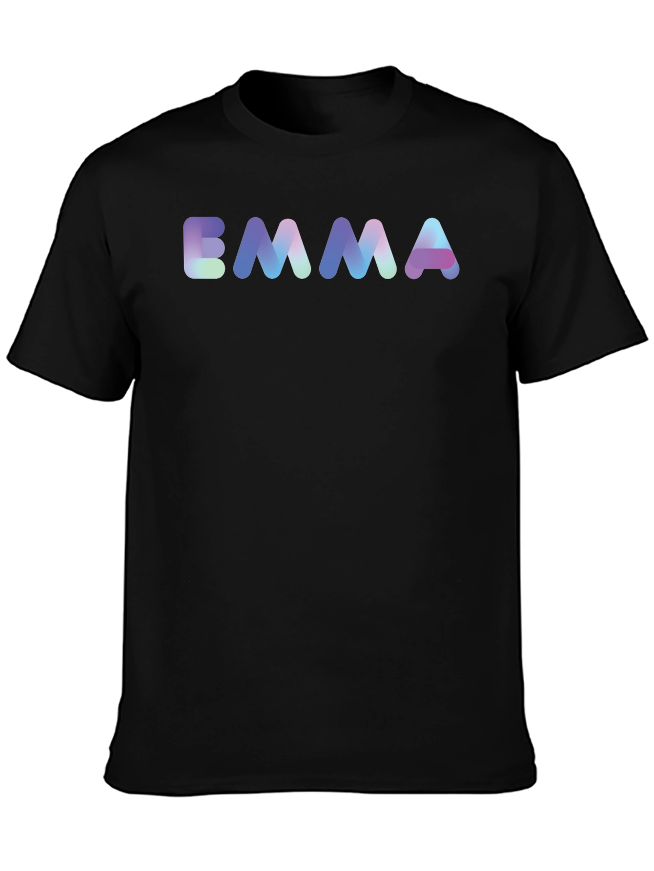 Emma T-Shirt - Black Cotton Blend Tee
