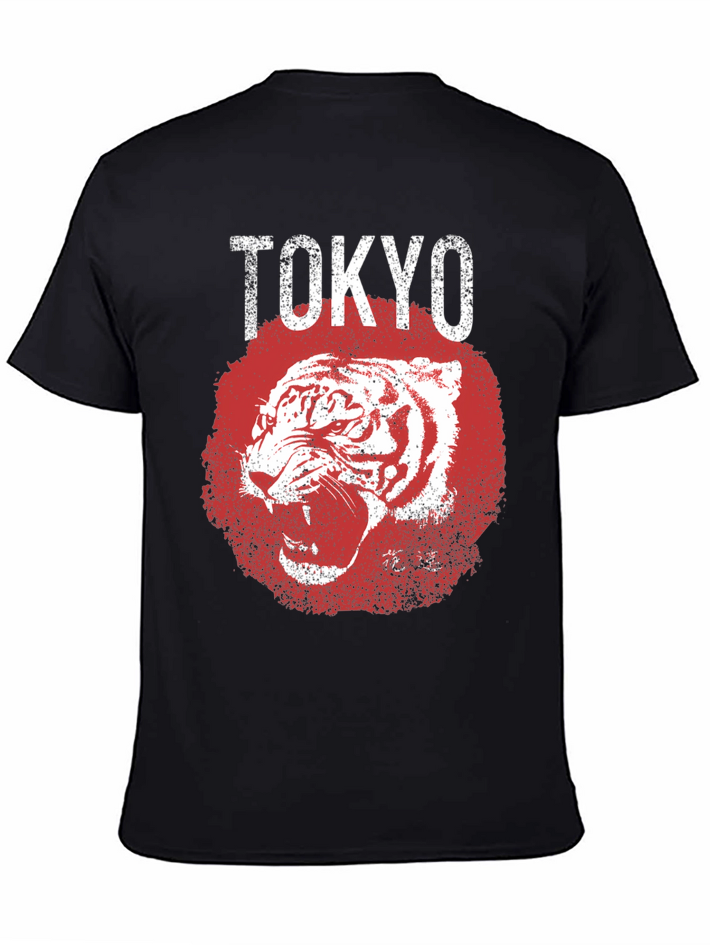 Tokyo Tiger Graphic Tee - Mens Black T-Shirt