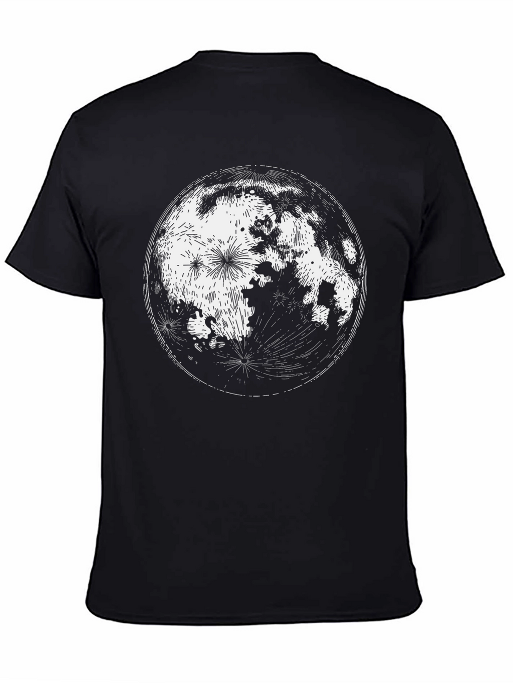 Lunar Graphic Tee - Black Moon T-Shirt