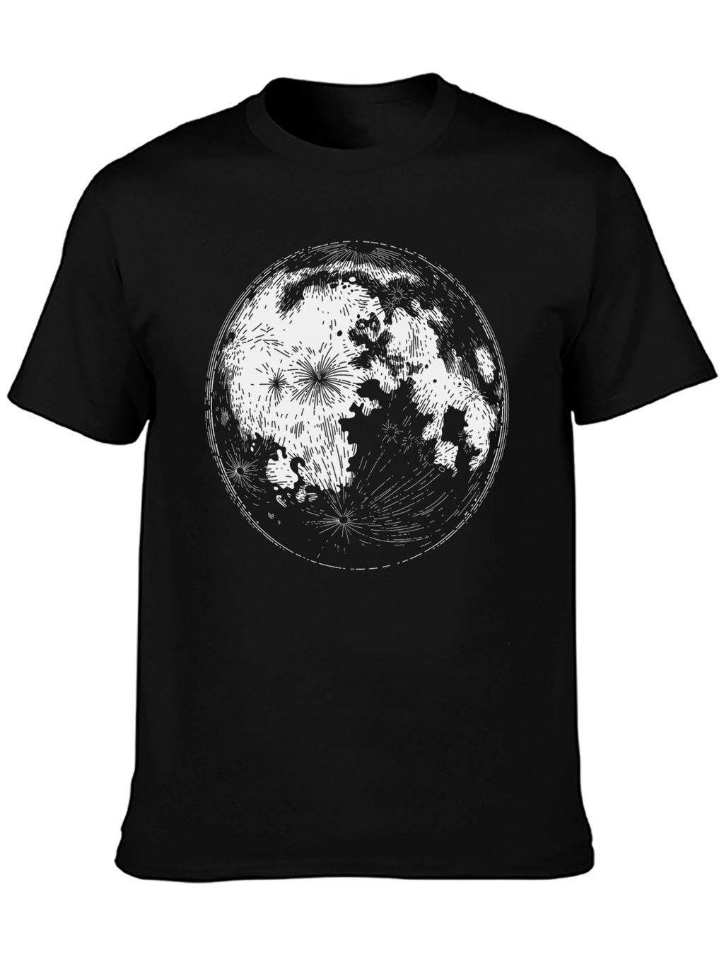 Lunar Graphic Tee - Black Moon T-Shirt
