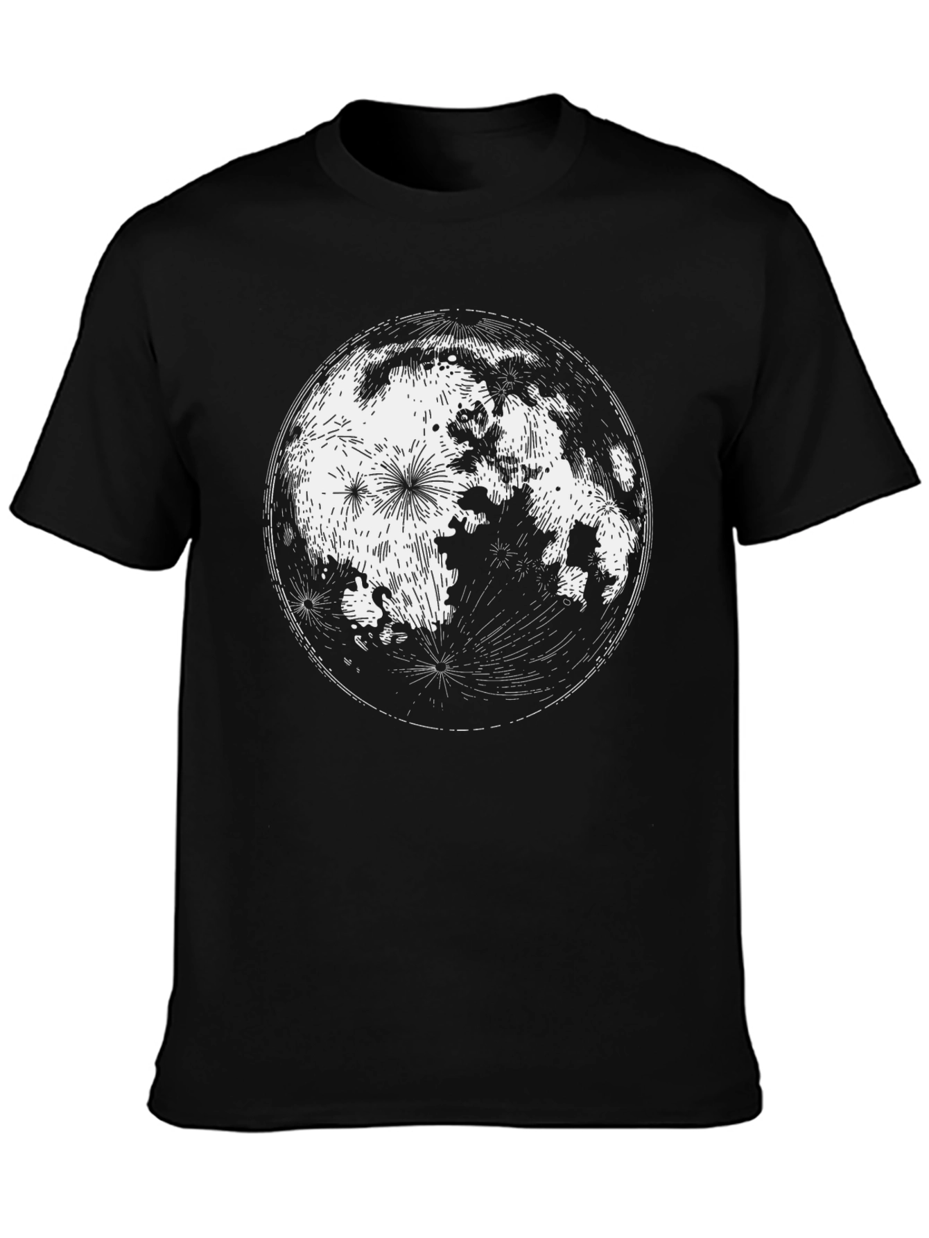 Lunar Graphic Tee - Black Moon T-Shirt