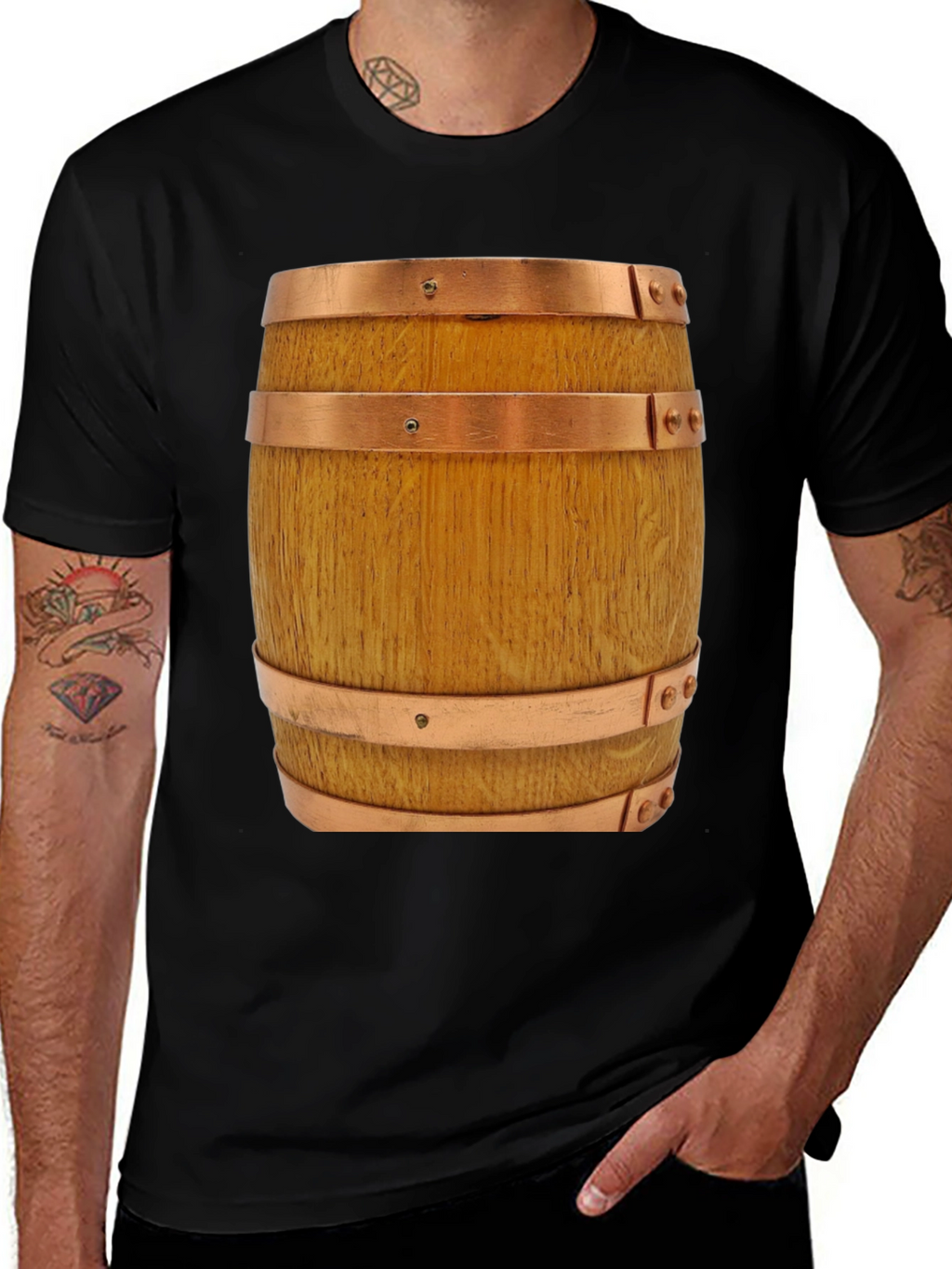 Barrel T-Shirt - Novelty Design
