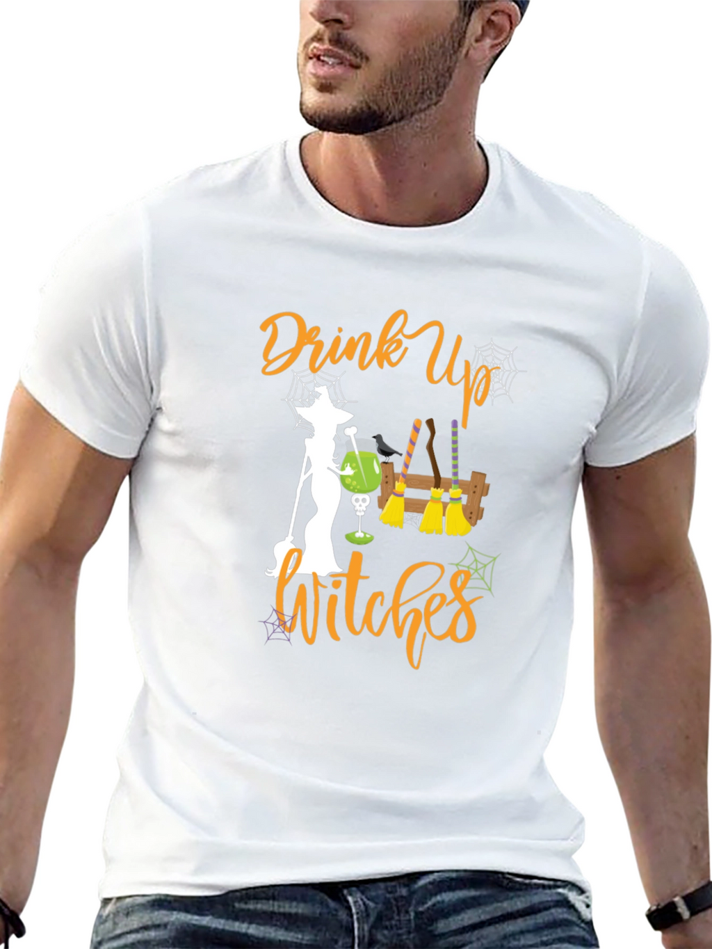 Drink Up Witches T-Shirt - Halloween Fun!
