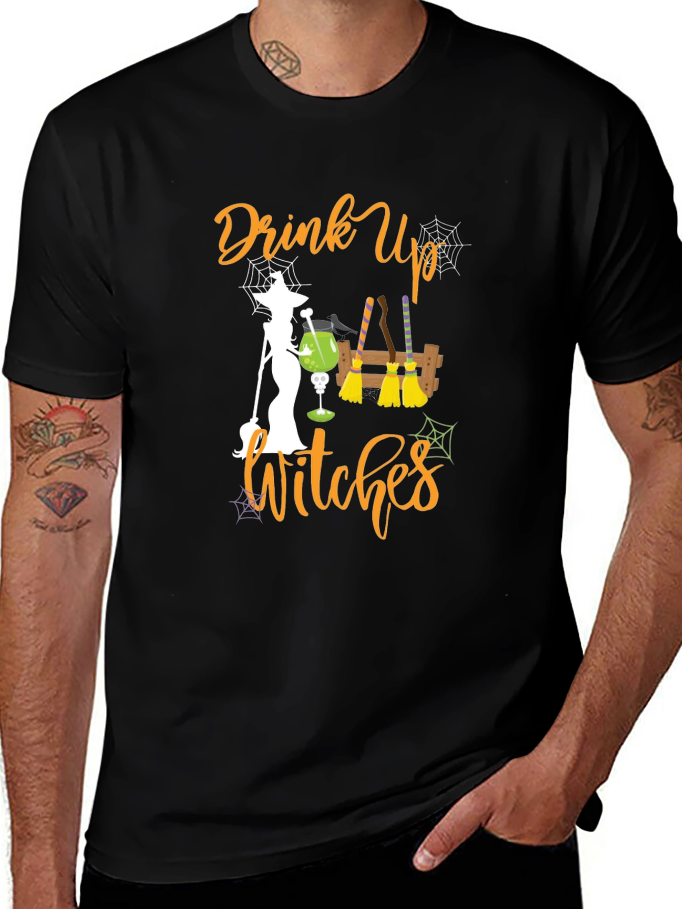 Drink Up Witches T-Shirt - Halloween Fun!