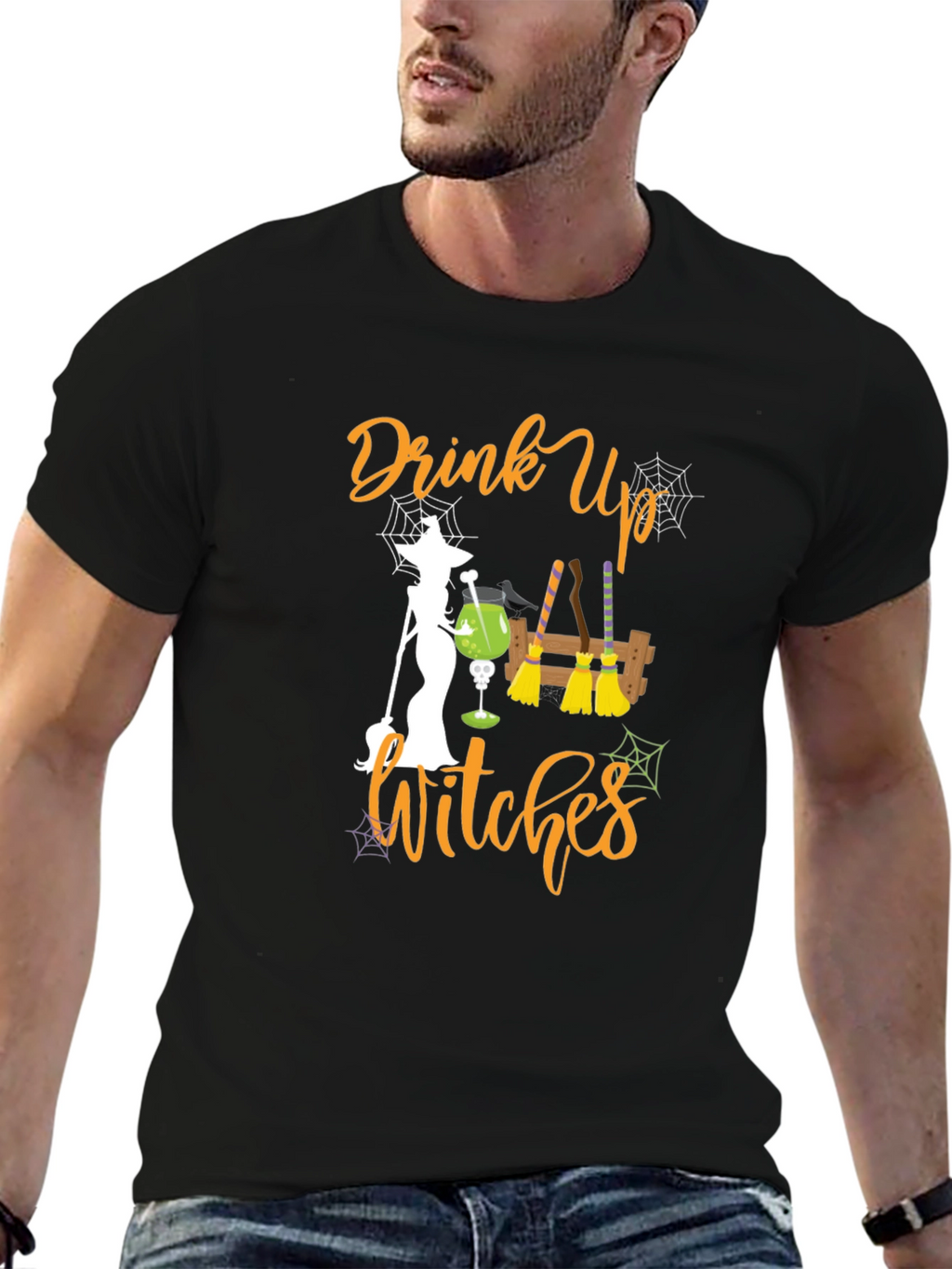 Drink Up Witches T-Shirt - Halloween Fun!