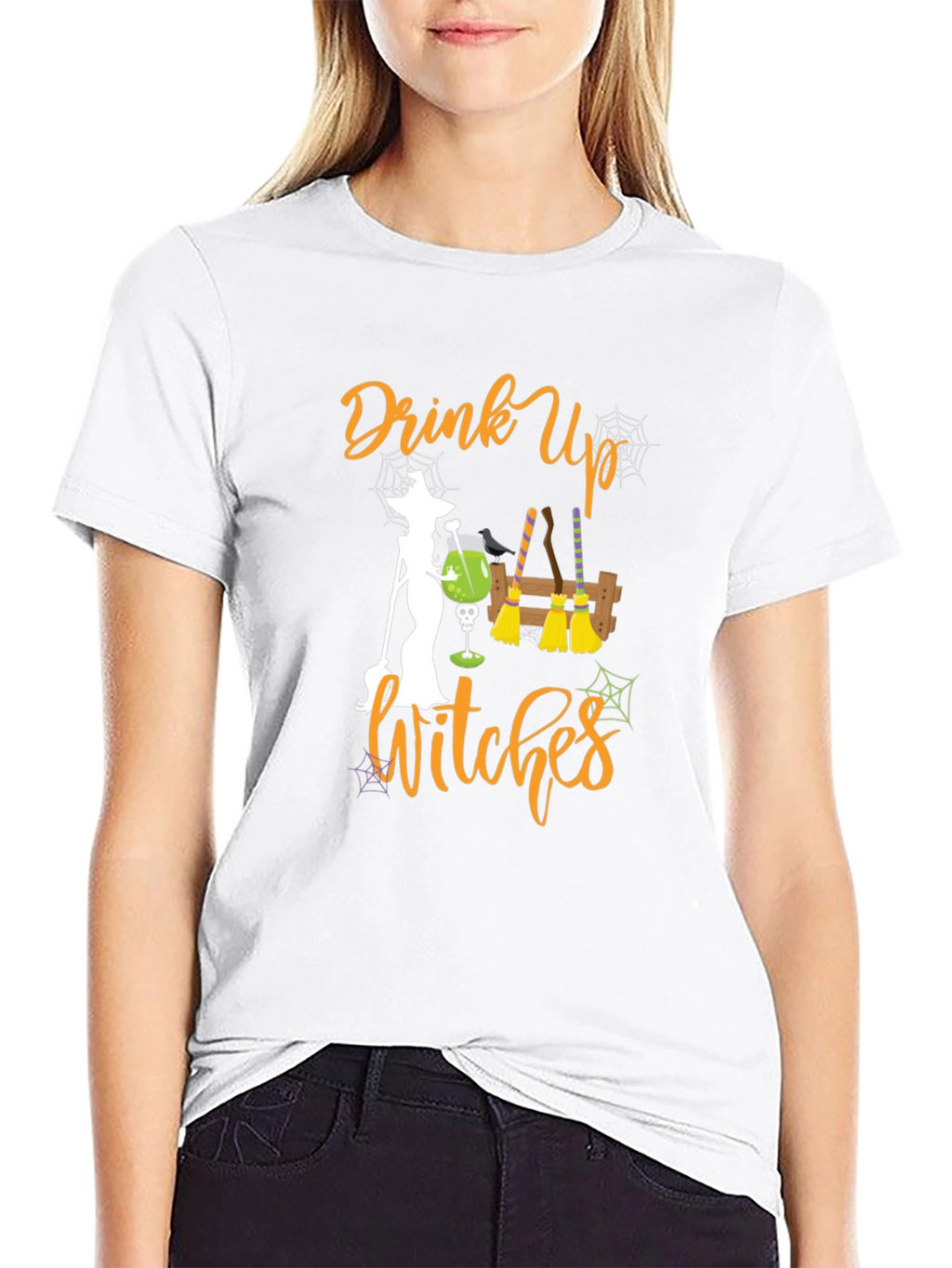Drink Up Witches T-Shirt - Halloween Fun!