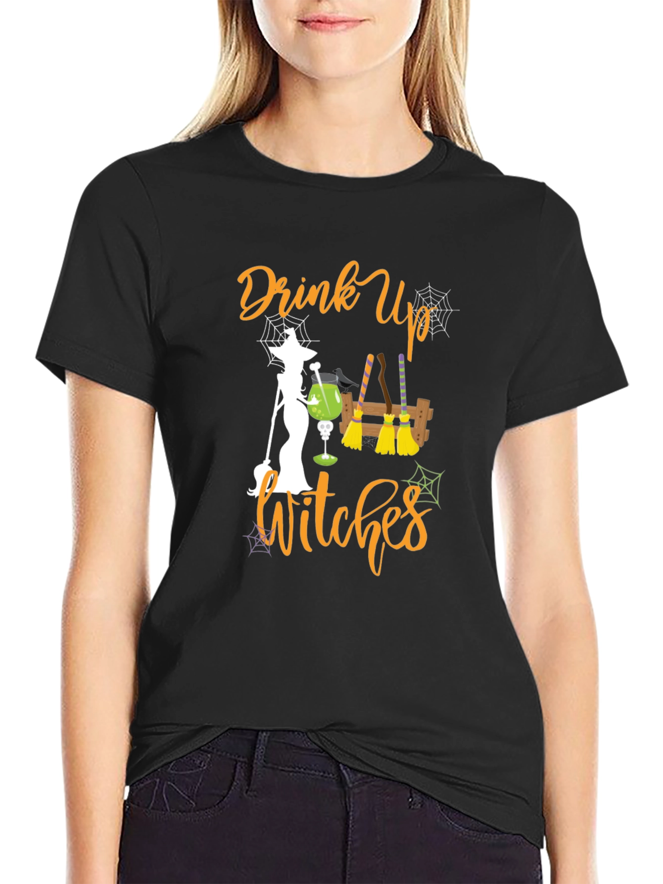 Drink Up Witches T-Shirt - Halloween Fun!