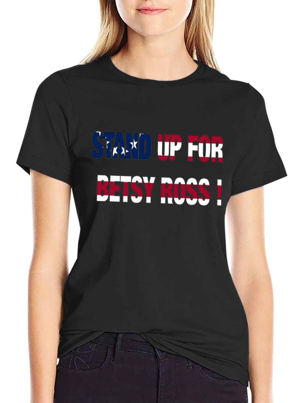 Stand Up For Betsy Ross Patriotic Graphic Tee