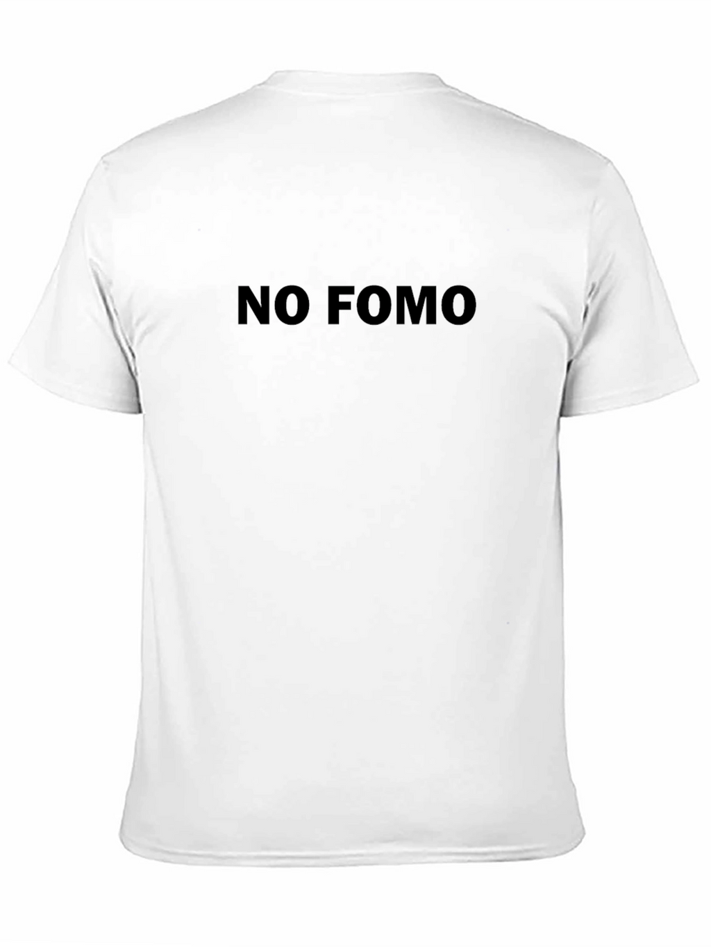No FOMO Black T-Shirt - Comfortable Everyday Wear