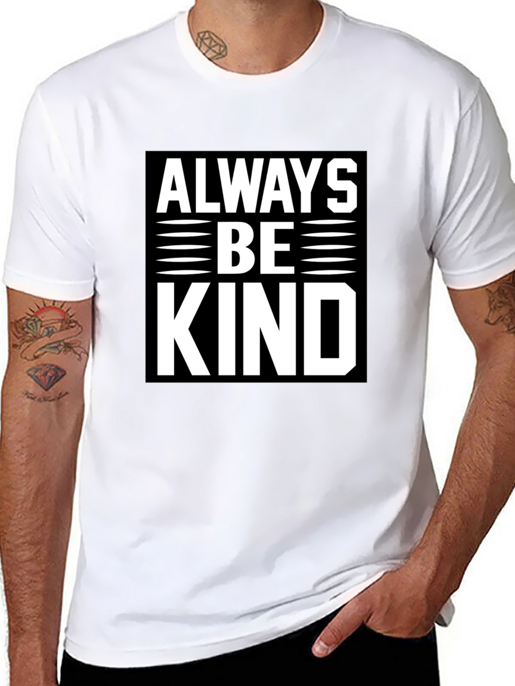 Always Be Kind Graphic Tee - Soft Cotton Blend
