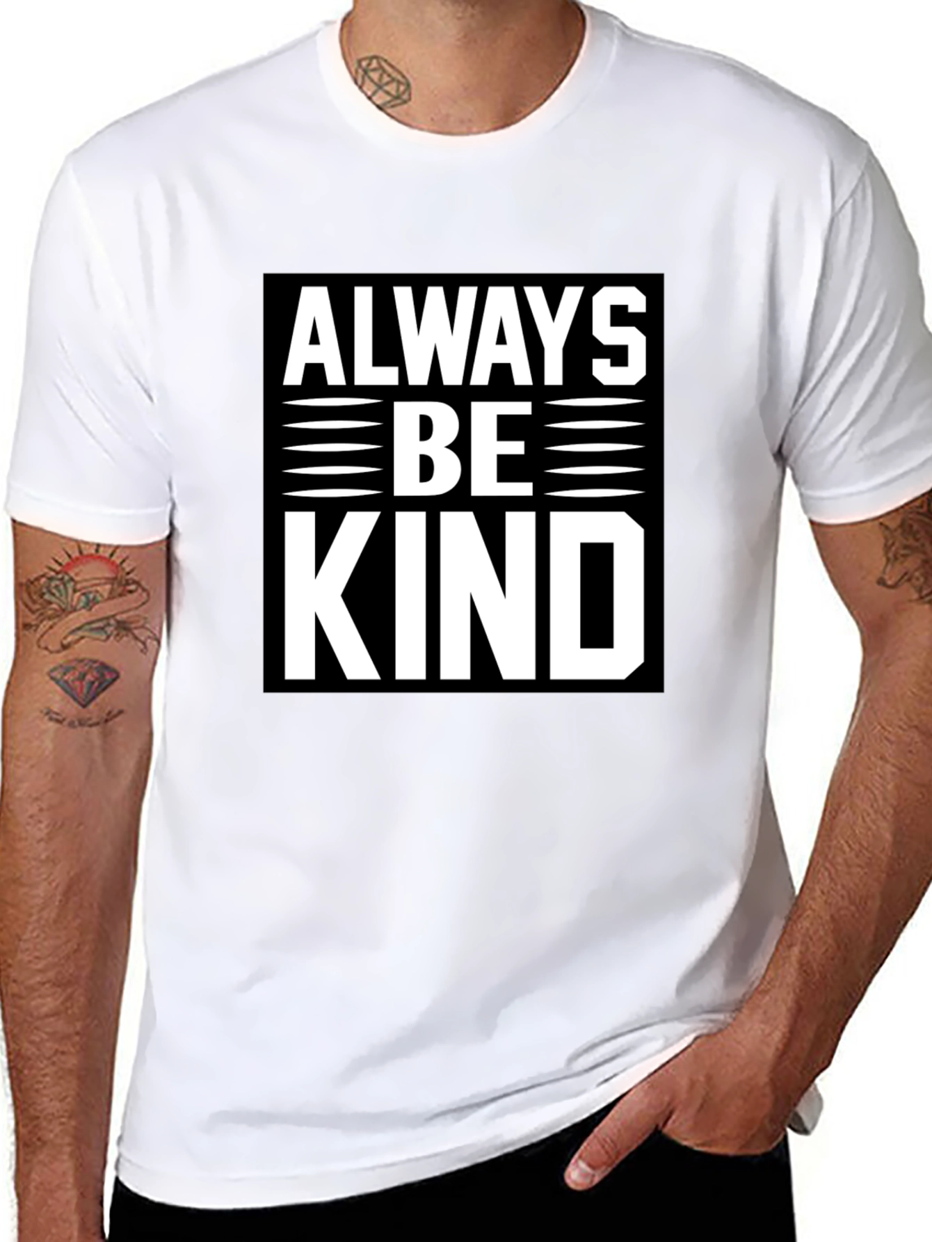 Always Be Kind Graphic Tee - Soft Cotton Blend
